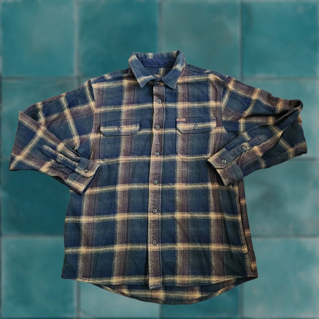 Orvis Orvis Mens Medium Plaid Fleece Lined Flannel Shirt Jacket Outdoor Shacket Size US M / EU 48-50 / 2 - 1 Thumbnail
