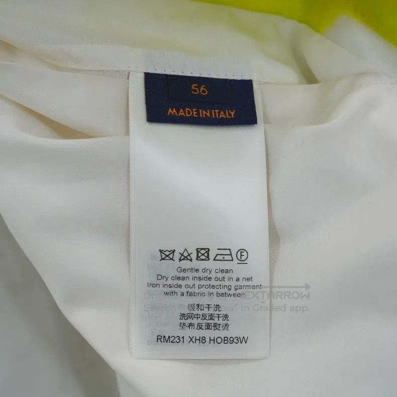 Louis Vuitton Louis Vuitton 2023ss Lemon Yellow Tri-flowered Trouser Jac Size US XL / EU 56 / 4 - 5 Thumbnail