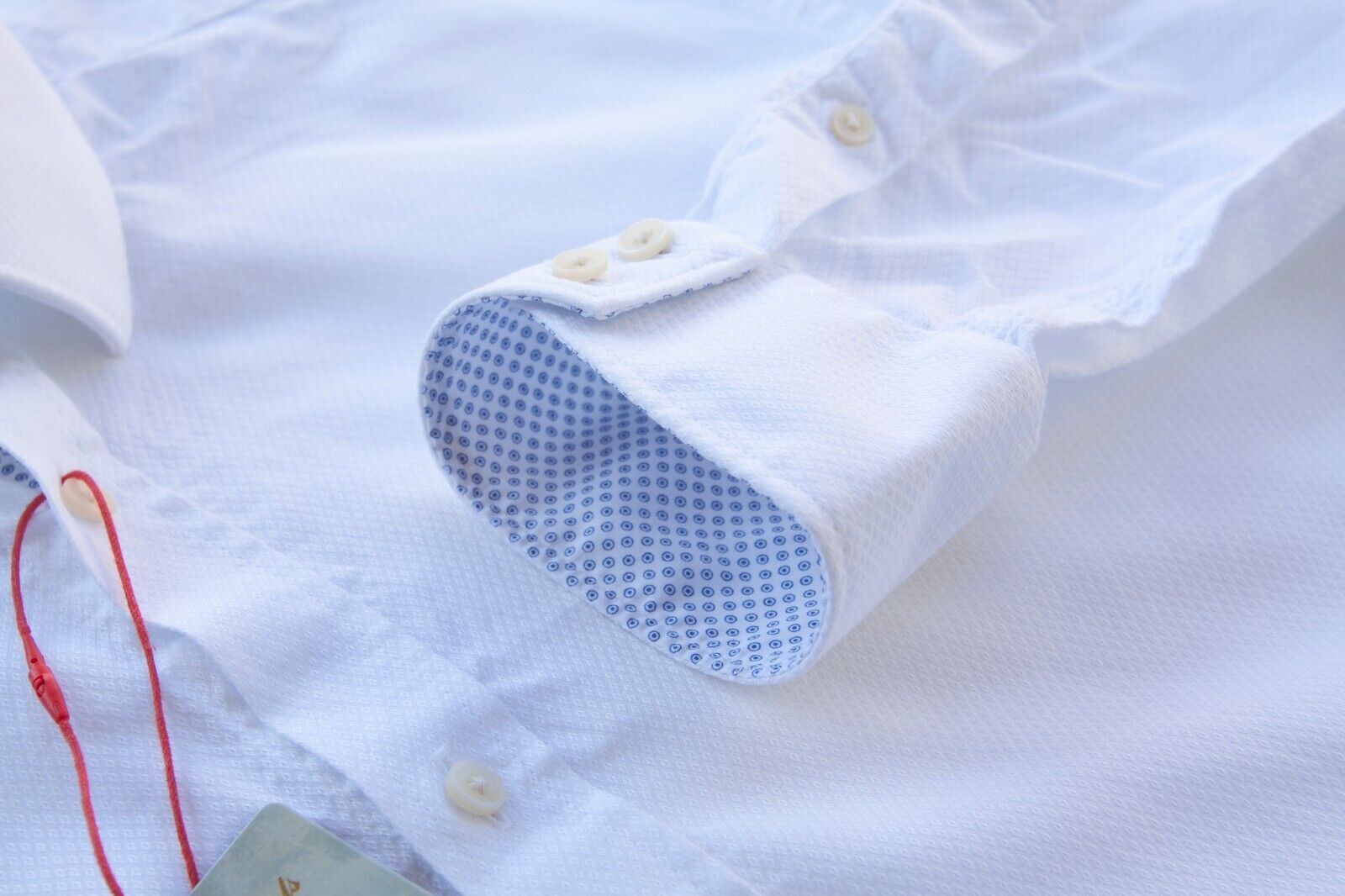 Ted Baker Ted Baker Etrigan Cotton Endurance Dress Shirt 34/35 White Size US L / EU 52-54 / 3 - 4 Thumbnail
