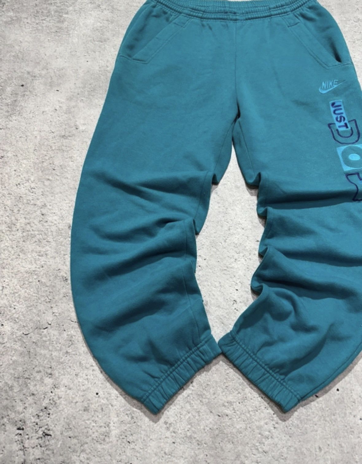 Nike × Vintage Vintage nike sweatpants 90s baggy drip drill Size US 31 - 2 Thumbnail
