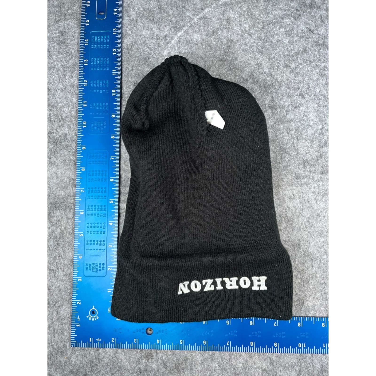 Vintage ACADEMYFITS Beanie Knit Hat Adult One Size Black Knit Acrylic Casual Ski Logo 90s Men Size ONE SIZE - 6 Thumbnail