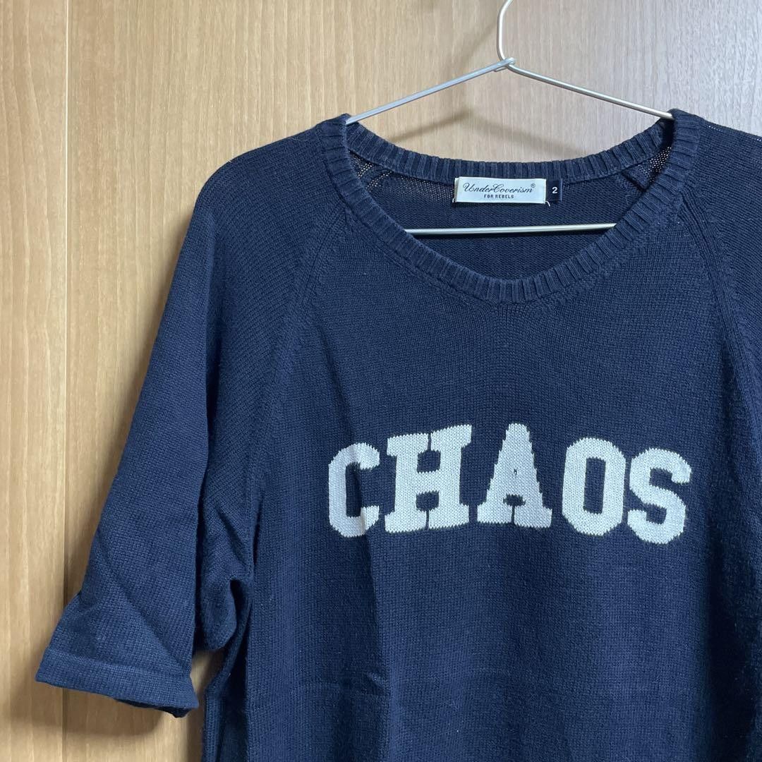 Undercover SS08 "Summer Madness" CHAOS Raglan Short Sleeve Knit Sweater Size US M / EU 48-50 / 2 - 5 Thumbnail