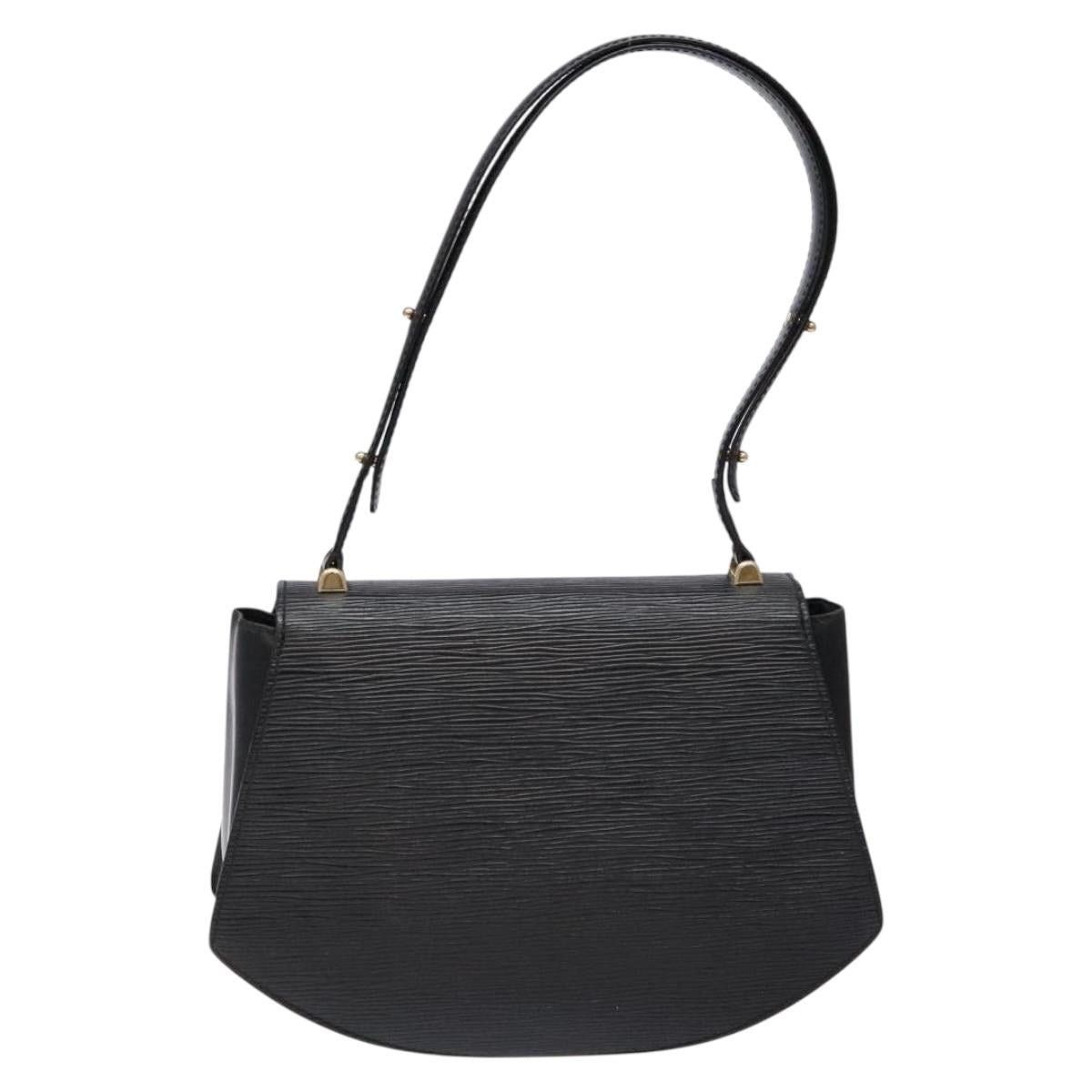Louis Vuitton LOUIS VUITTON Epi Tilsitt Shoulder Bag Black M52482 Size ONE SIZE - 3 Thumbnail