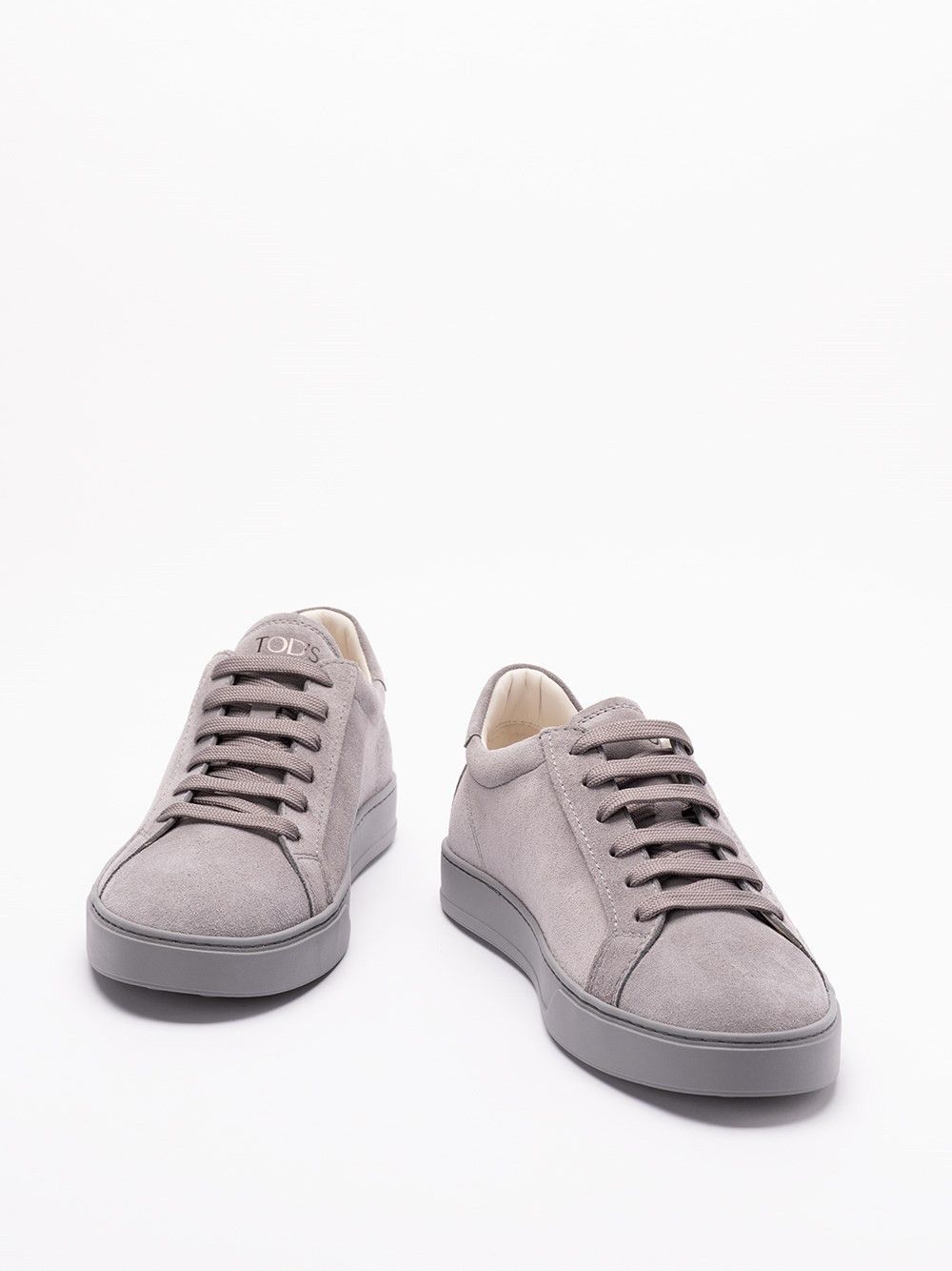 Tod's o1s22i1n0325 Suede Suede Lace-up Shoes in Mouse Grey Size US 8 / EU 41 - 2 Thumbnail