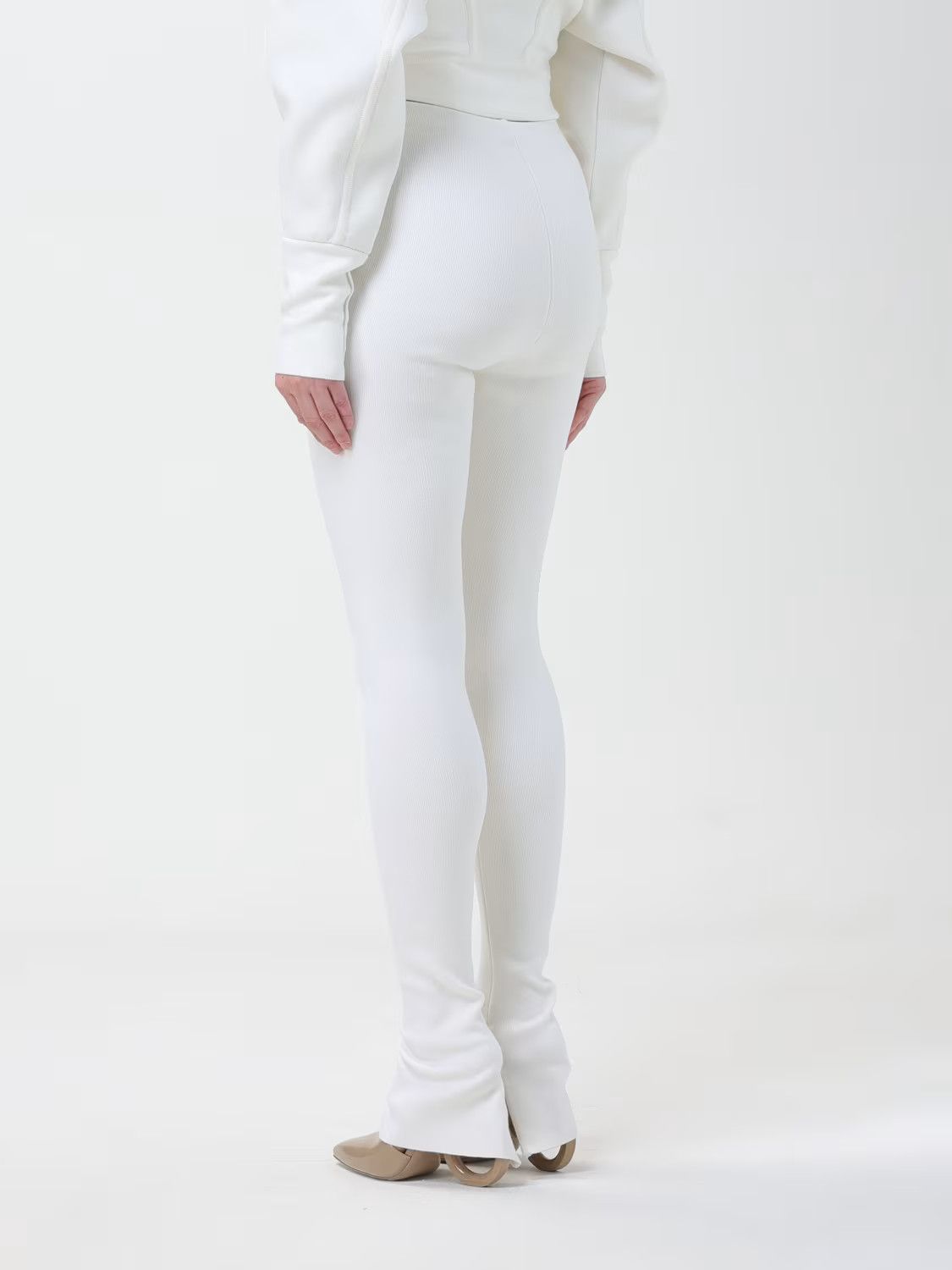 Salvatore Ferragamo o1s1rm0924 Pant in White Size 26" / US 2 / IT 38 - 3 Thumbnail