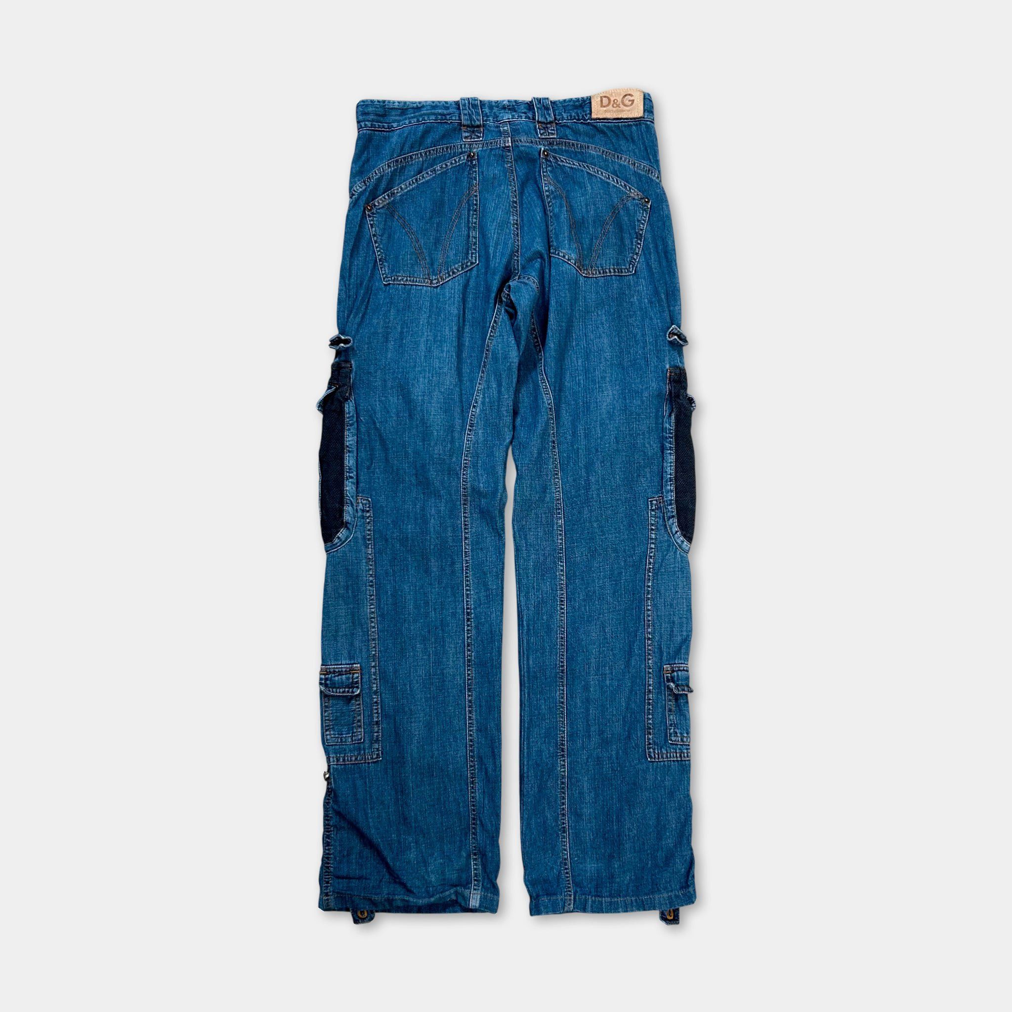 Dolce & Gabbana Dolce & Gabbana 2003 Cargo Denim Jeans Size US 36 / EU 52 - 6 Thumbnail