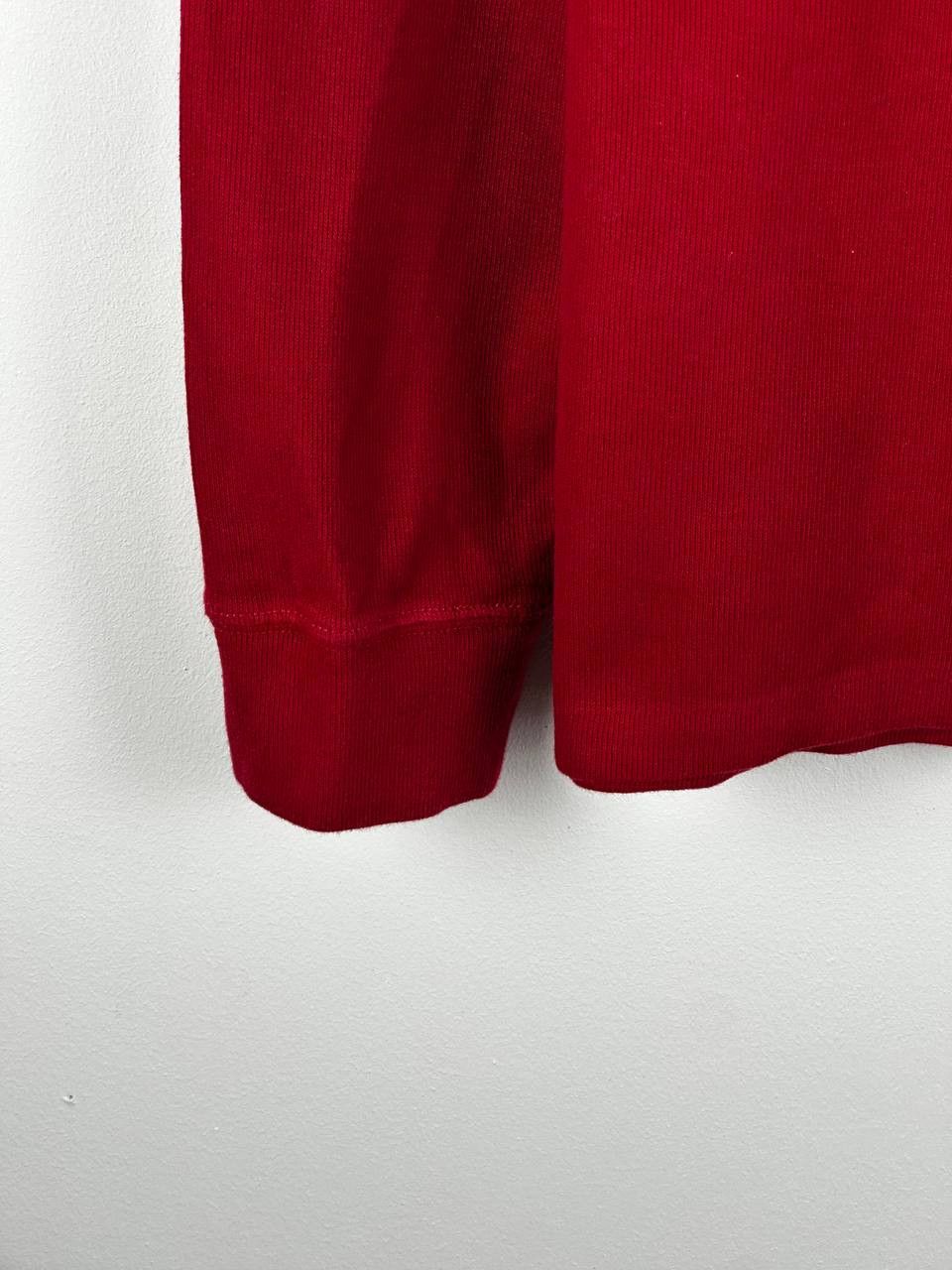Polo Ralph Lauren × Ralph Lauren Polo Ralph Lauren 1/3 Zip Red Sweater Luxury Size US M / EU 48-50 / 2 - 7 Thumbnail
