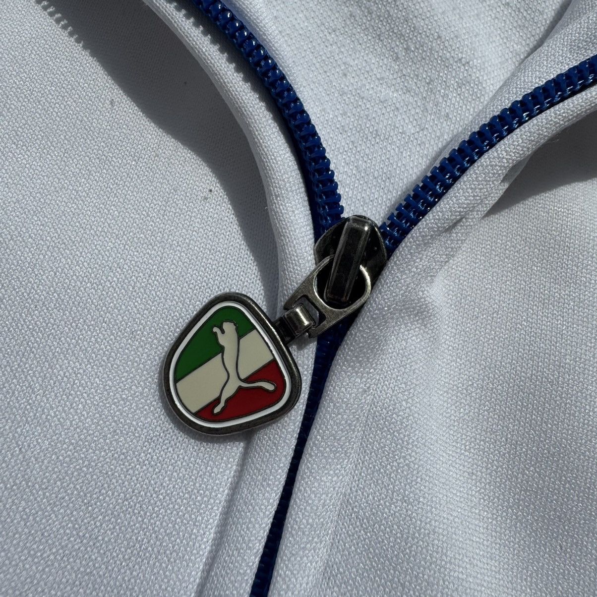 Puma × Vintage Puma Italy Y2K Aesthetic Vintage Track Jacket Size M / US 6-8 / IT 42-44 - 10 Thumbnail