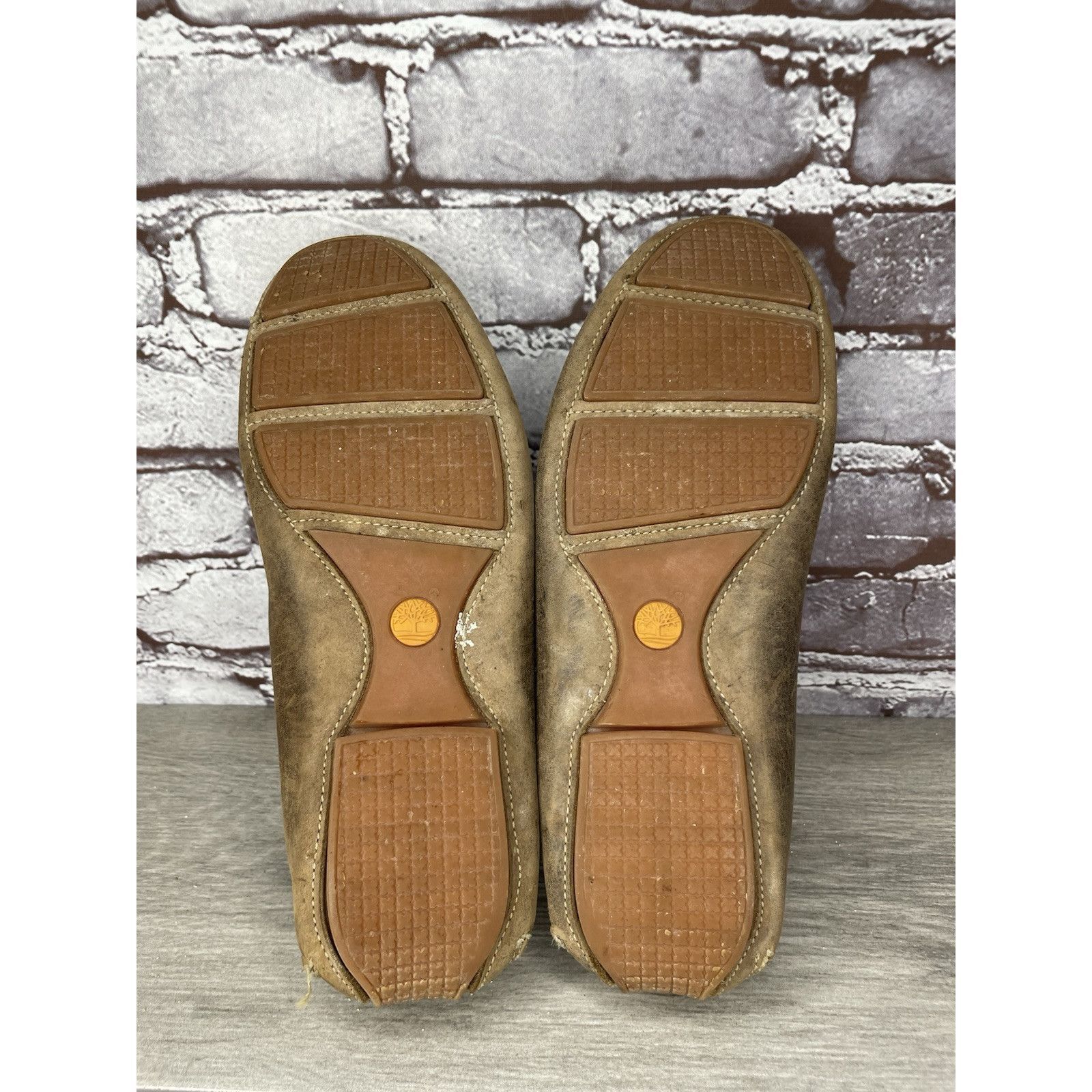 Timberland Timberland Brown Nubuck Leather Moc Slip On Loafers Driving Size US 8.5 / EU 41-42 - 7 Thumbnail