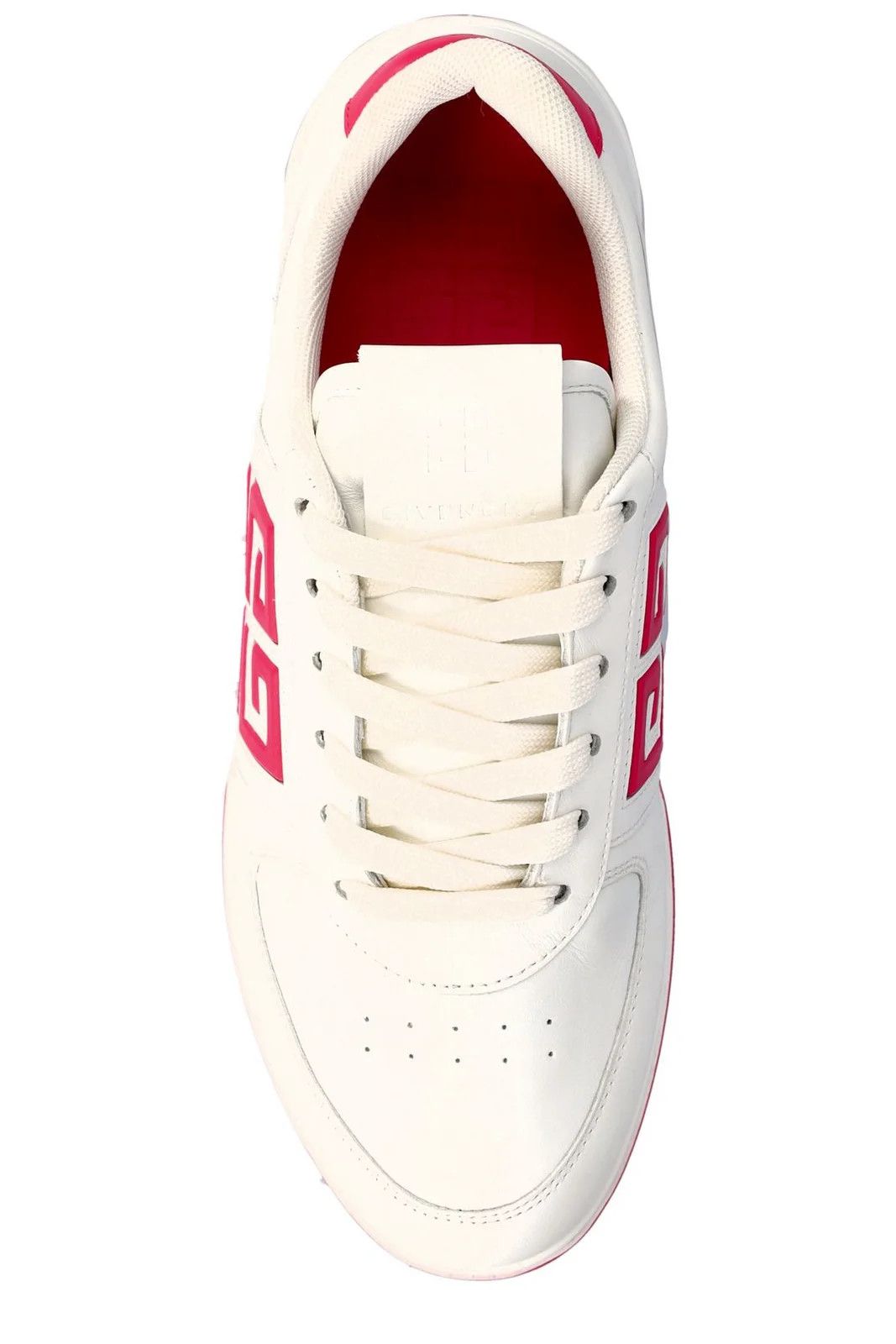 Givenchy o1srvl11e1224 4G Logo Detailed Lop Top Sneakers in Red/White Size US 9 / EU 42 - 2 Thumbnail