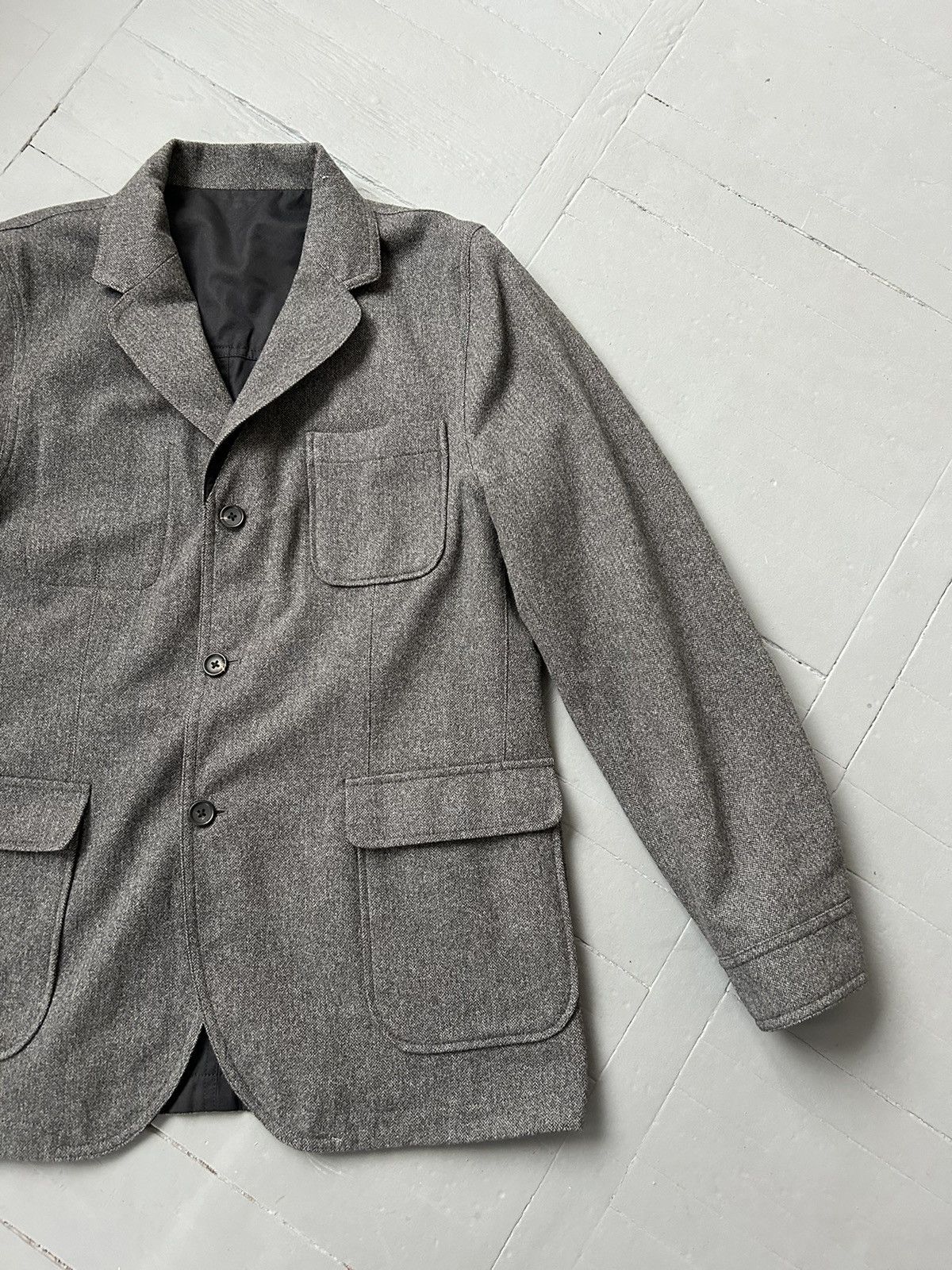 Alfred Dunhill Dunhill cashmere silk wool blazer jacket Size US L / EU 52-54 / 3 - 3 Thumbnail