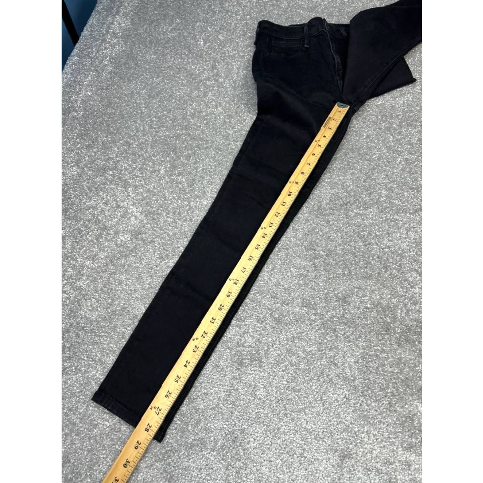 Abercrombie & Fitch VINTAGE Abercrombie & Fitch The Super Skinny Jeans Women 0 Black Denim High Rise 25x28 Size 25" / US 0 / IT 36 - 5 Thumbnail