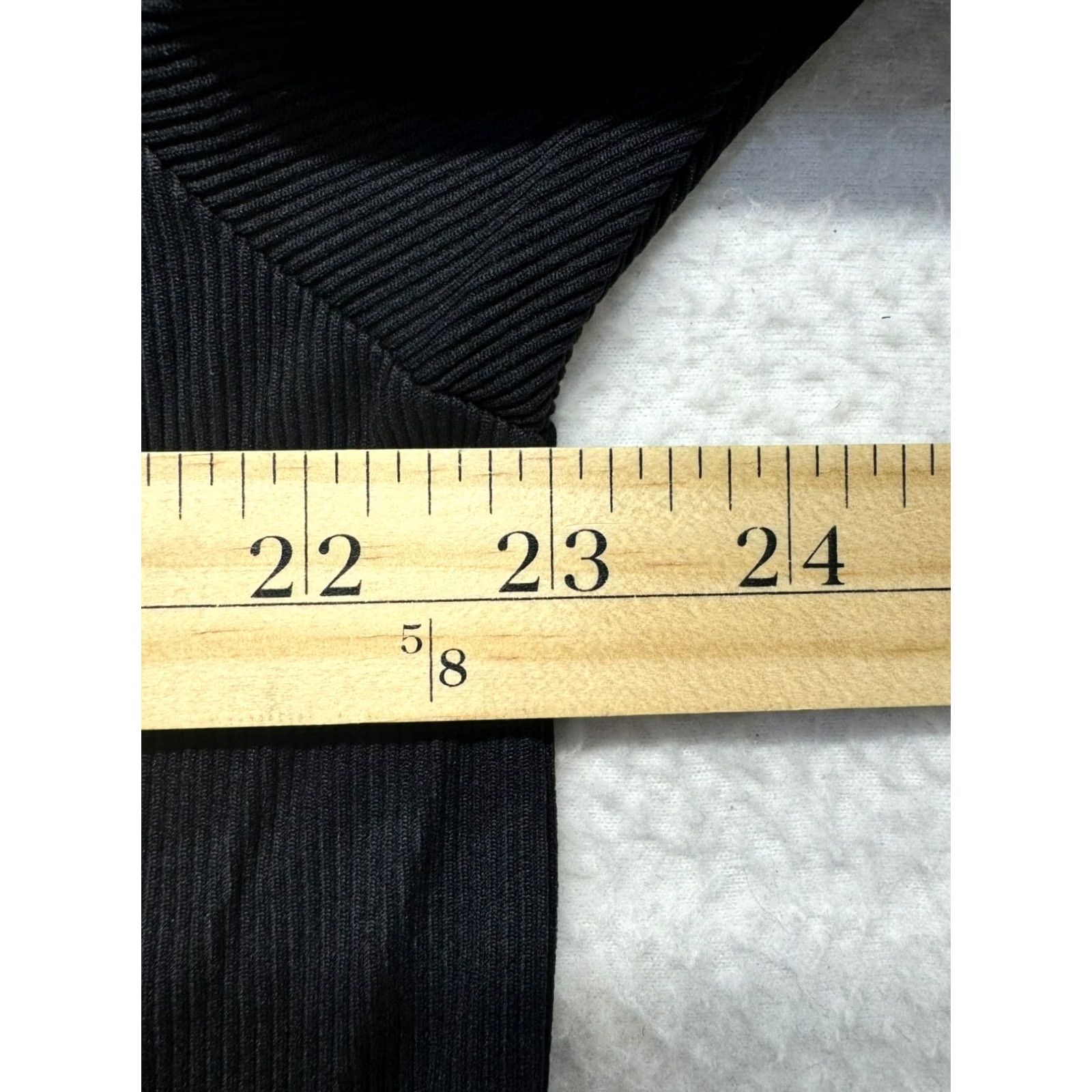 Kenneth Cole Kenneth Cole Womens XXL Black Turtleneck Short Sleeve Button-Up Casual Ribbed Size 2XL Size 40" / US 18 - 7 Thumbnail
