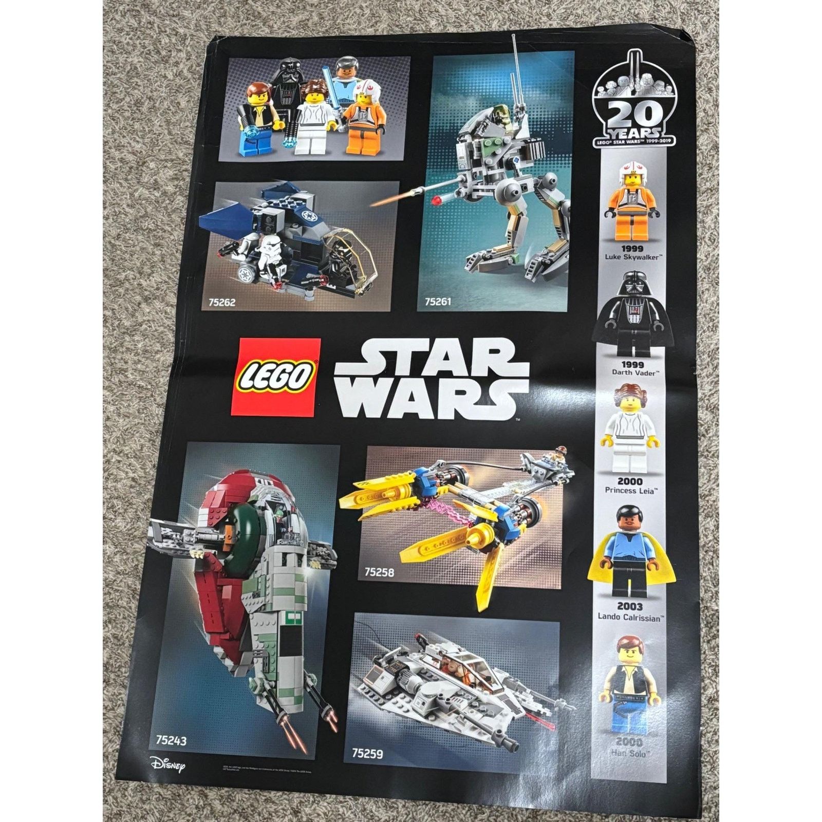 Star Wars Lego Star Wars 36" X 24" Double-sided Poster Size ONE SIZE - 1 Thumbnail