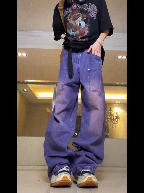 Japanese Brand urban sports droop designer pocket flared cargo pants Size US 32 / EU 48 - 1 Thumbnail