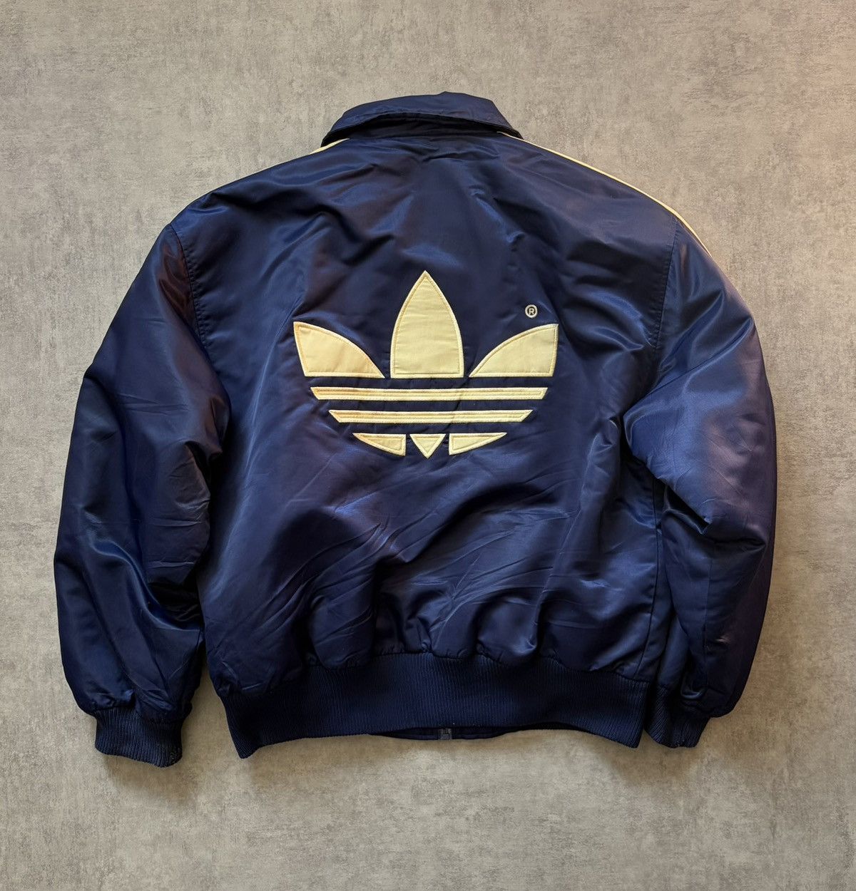 Adidas Adidas vintage retro bomber jacket 90’s big logo zip Size US L / EU 52-54 / 3 - 1 Thumbnail