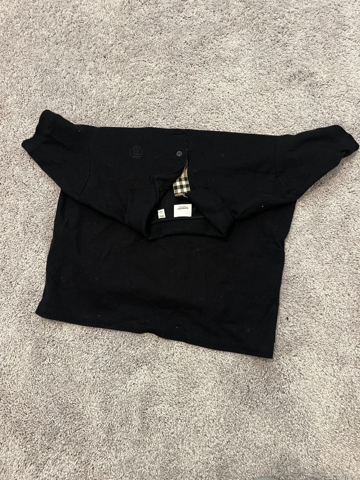 Burberry Black Burberry Polo Size US XL / EU 56 / 4 - 5 Thumbnail