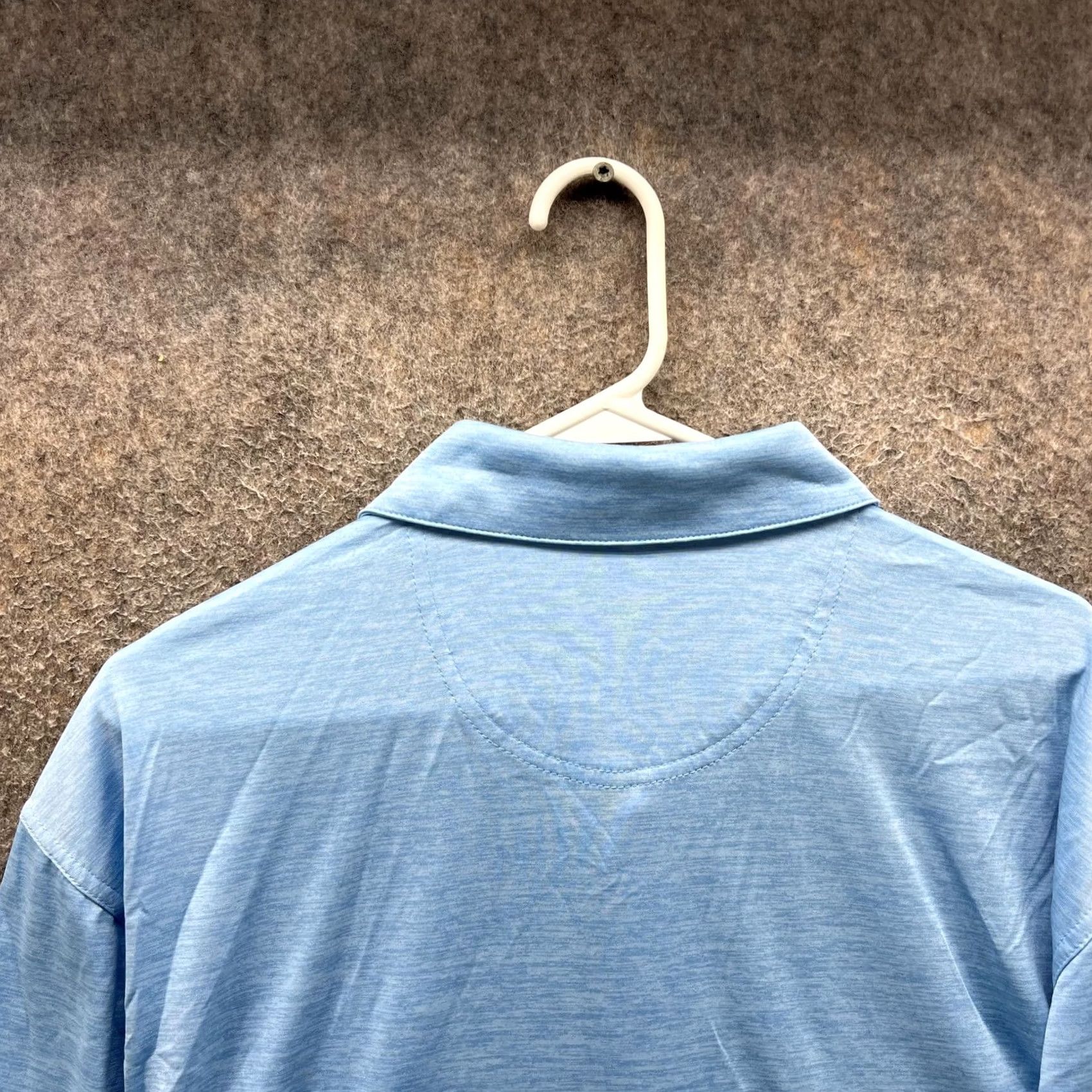 Vintage VINTAGE Oxford America Polo Shirt Mens L Blue Solid Quail Ridge Logo Golf Casual Size US L / EU 52-54 / 3 - 7 Thumbnail