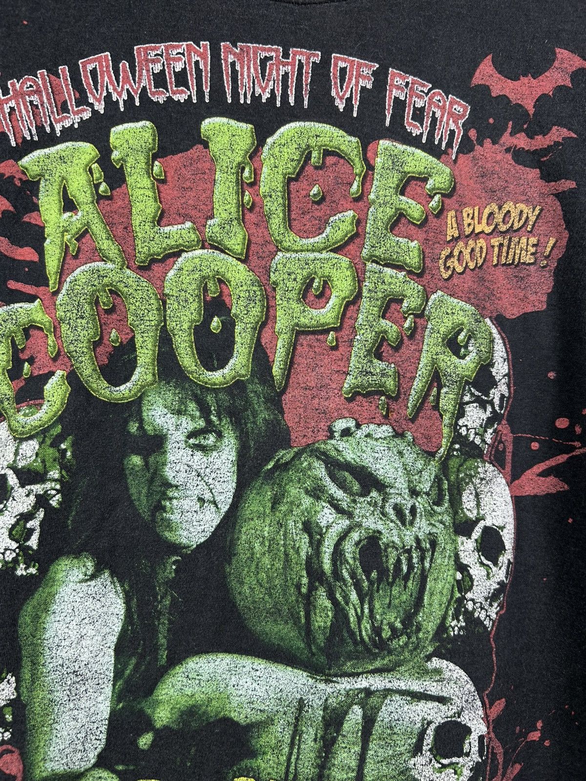 Band Tees Vintage Alice Cooper London Roundhouce Halloween Night Tee Size US L / EU 52-54 / 3 - 6 Thumbnail