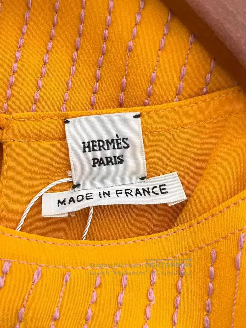 Hermes Hermes Striped Color Block Sleeveless Shirt Size XXS / US 00 / IT 34 - 3 Thumbnail