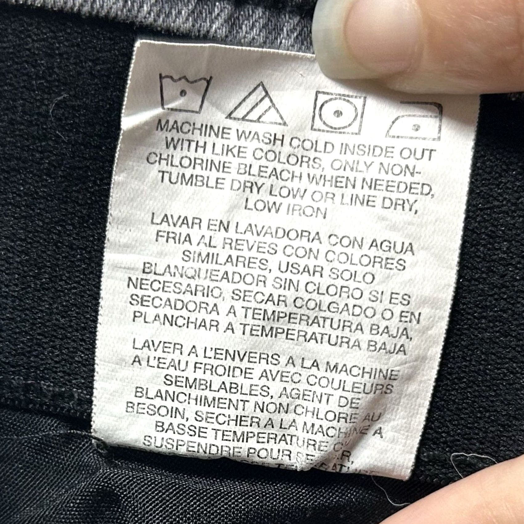 Lee Lee Chino Pants Women's 18W Gray Mid Rise Straight Leg Regular Fit 30in Inseam Size 40" / US 18 - 7 Thumbnail