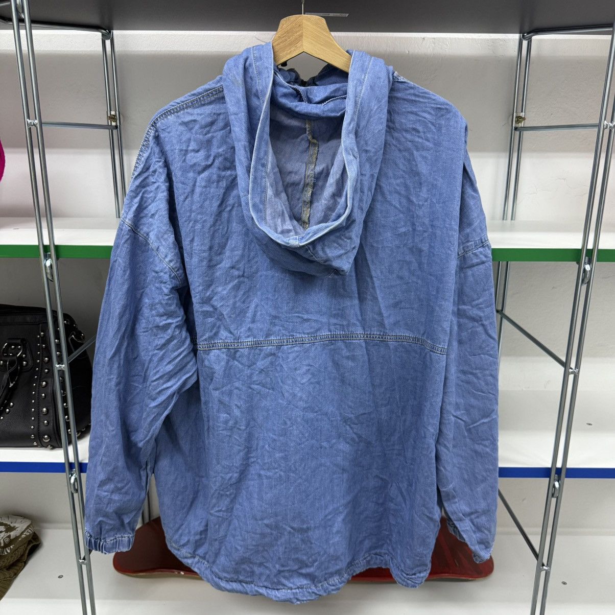 GU × Japanese Brand GU Japan Denim Double Pocket Anorak Size US L / EU 52-54 / 3 - 5 Thumbnail