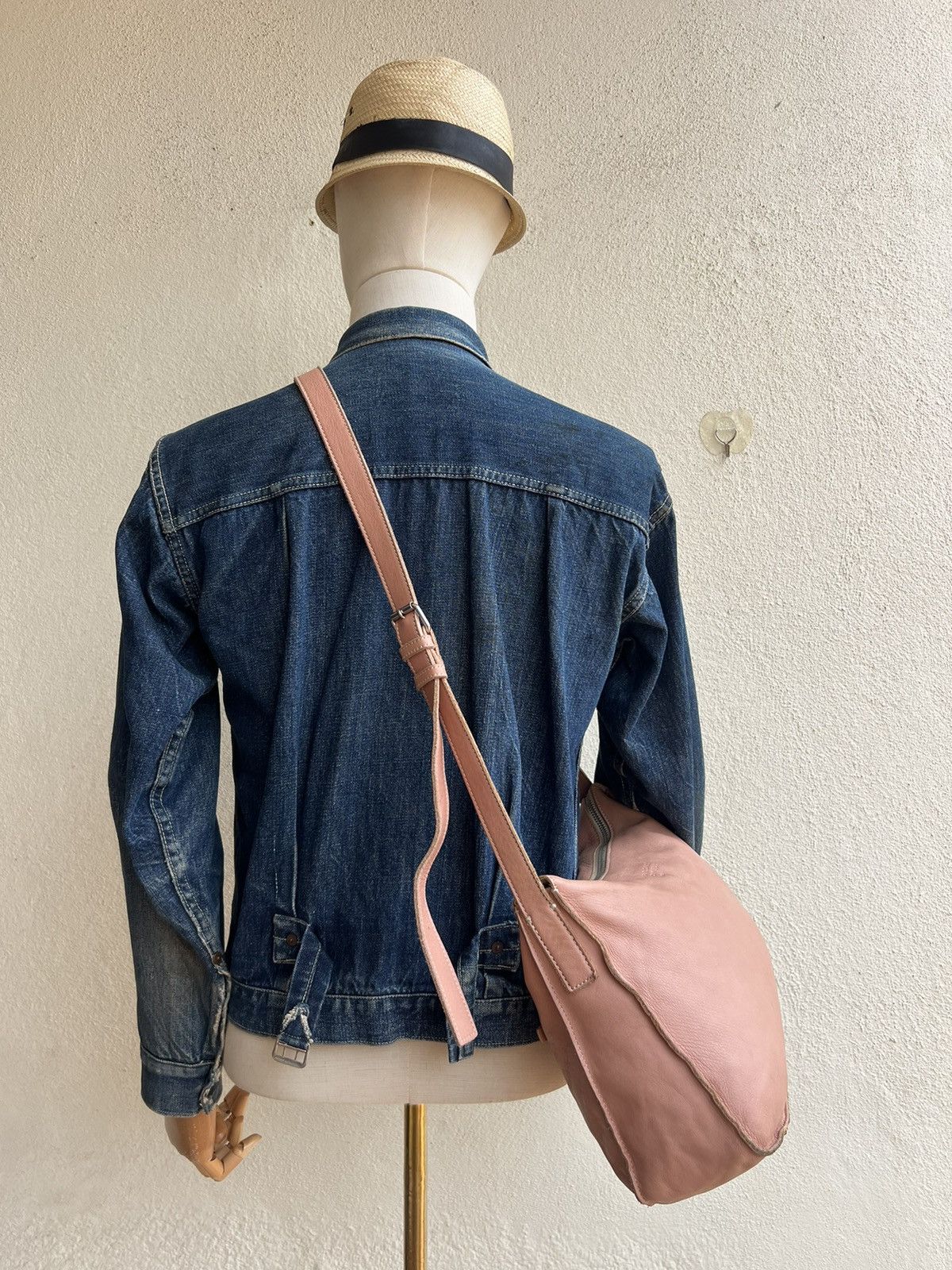 Leather Vintage Margaret Howell Scratches Patina Cowhide Leather Bag Size ONE SIZE - 3 Thumbnail