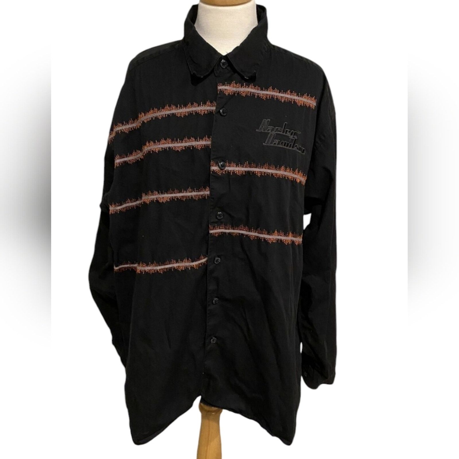 Harley Davidson Harley Davidson mens button down shirt XL Size US XL / EU 56 / 4 - 3 Thumbnail