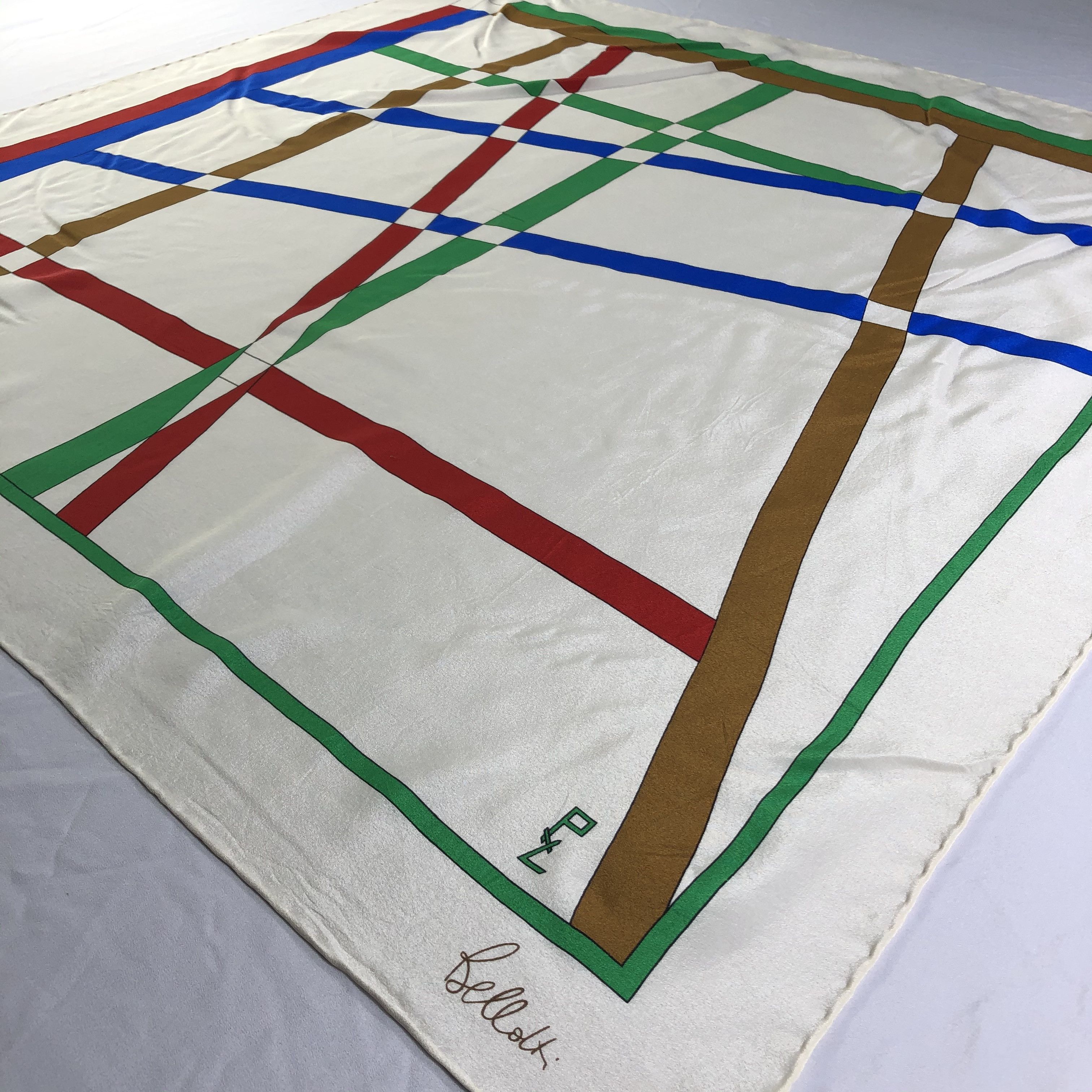 Vintage Vintage Silk Scarf Size ONE SIZE - 3 Thumbnail