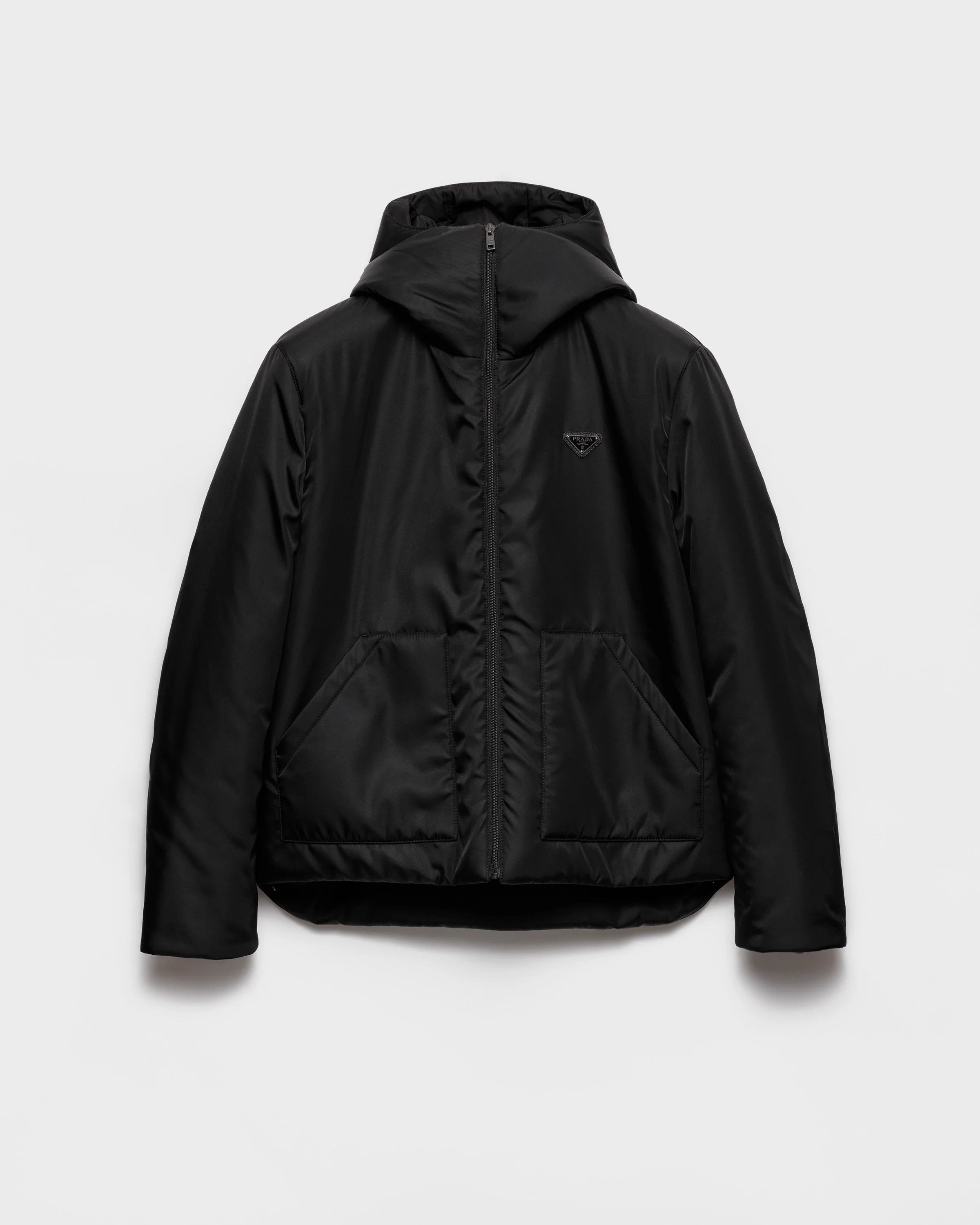 ジャケット・アウター PRADA adidas RE-NYLON HOODED JACKET 44 Adidas × Prada Prada x Adidas Re-Nylon Black Track Hood Jacket
