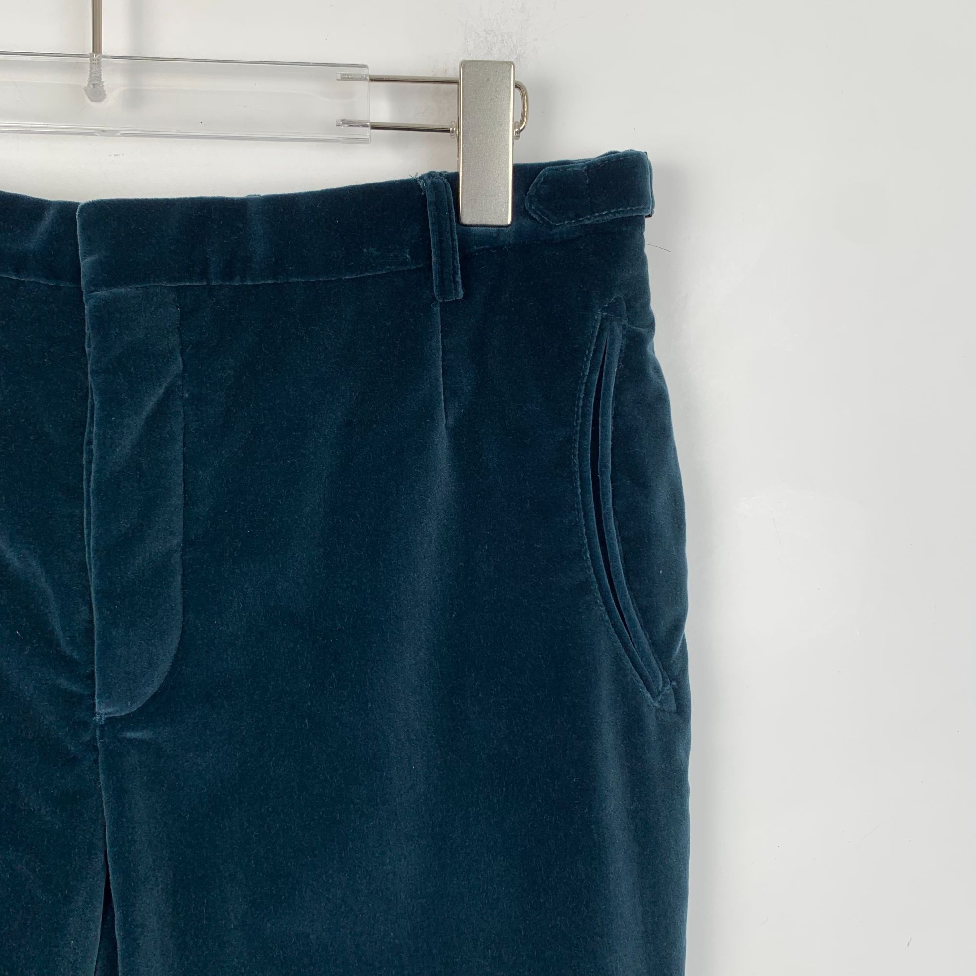 Burberry [Burberry] Blue Cotton Suede Casual Trousers 48 (M) Size US 32 / EU 48 - 7 Thumbnail