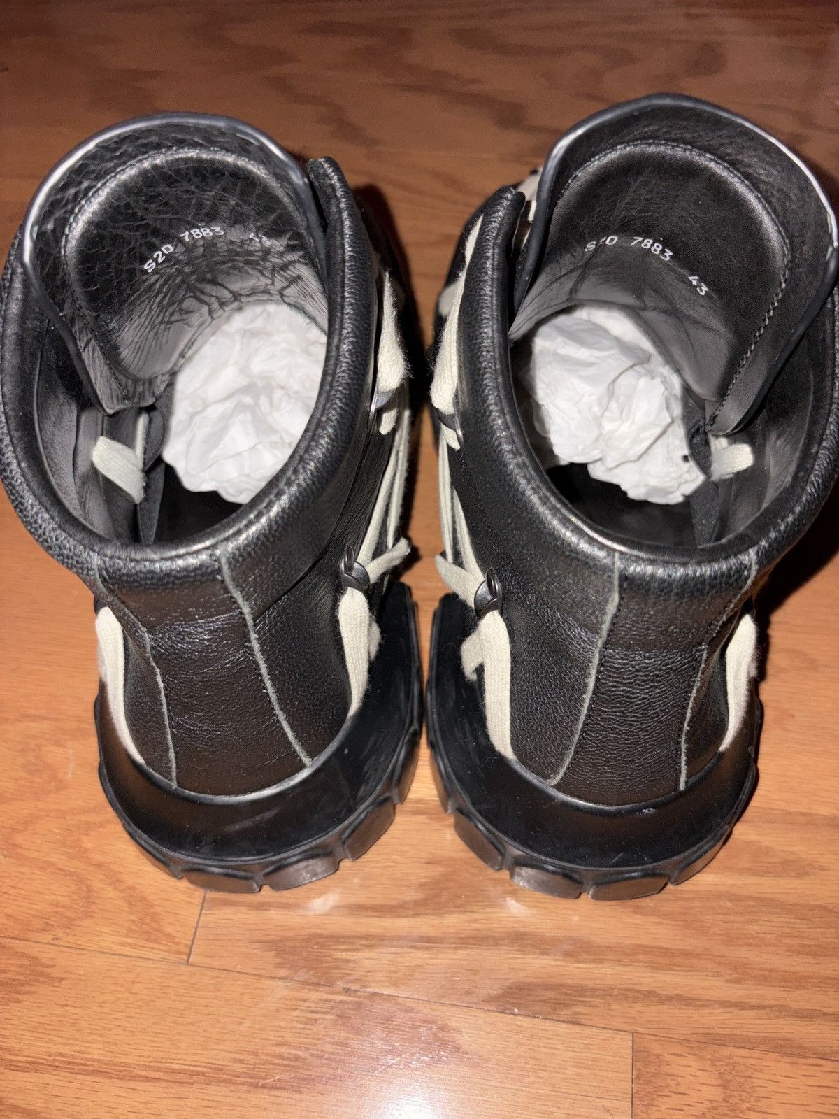 Rick Owens Rick Owens Bozo Tractor leather boots Size US 10.5 / EU 43-44 - 4 Thumbnail