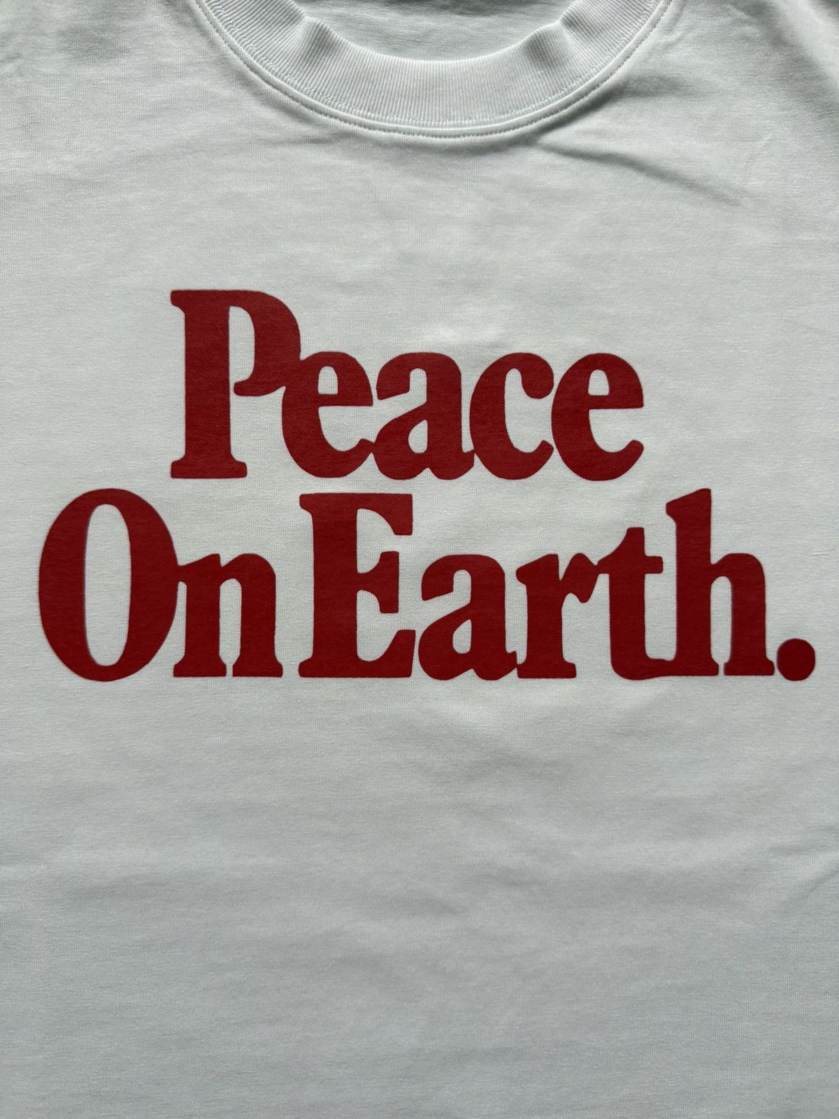 Other Peace On Earth T-Shirt Boxy Vintage Custom White M Size US M / EU 48-50 / 2 - 3 Thumbnail