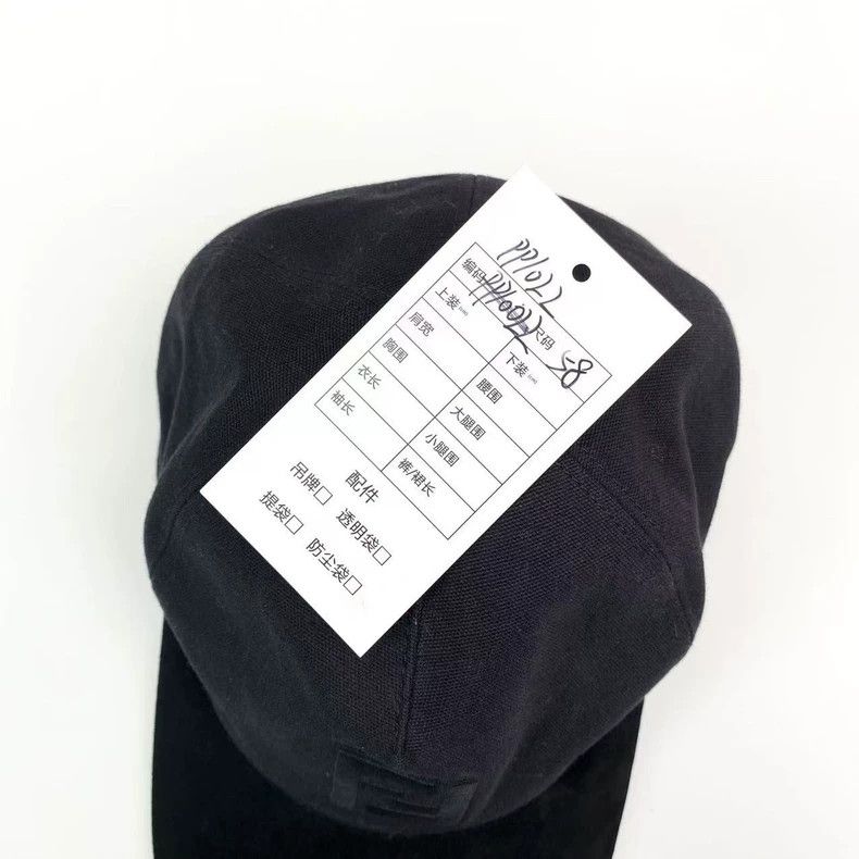 Fendi Fendi Black double F sunglasses baseball cap Size ONE SIZE - 9 Thumbnail