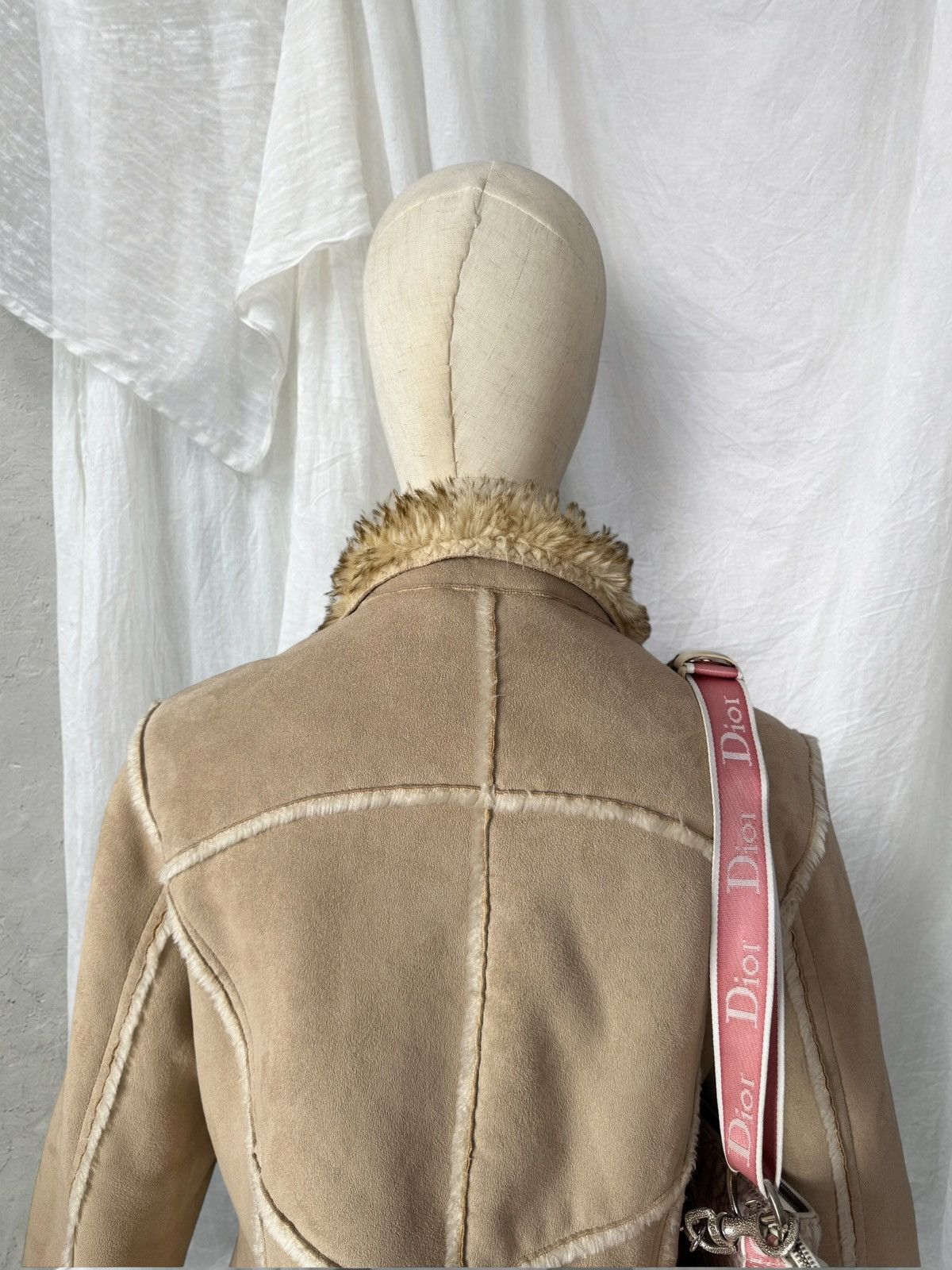 River Island River Island Y2K Faux Fur Sheepskin/Shearling Style Jacket Size L / US 10 / IT 46 - 10 Thumbnail
