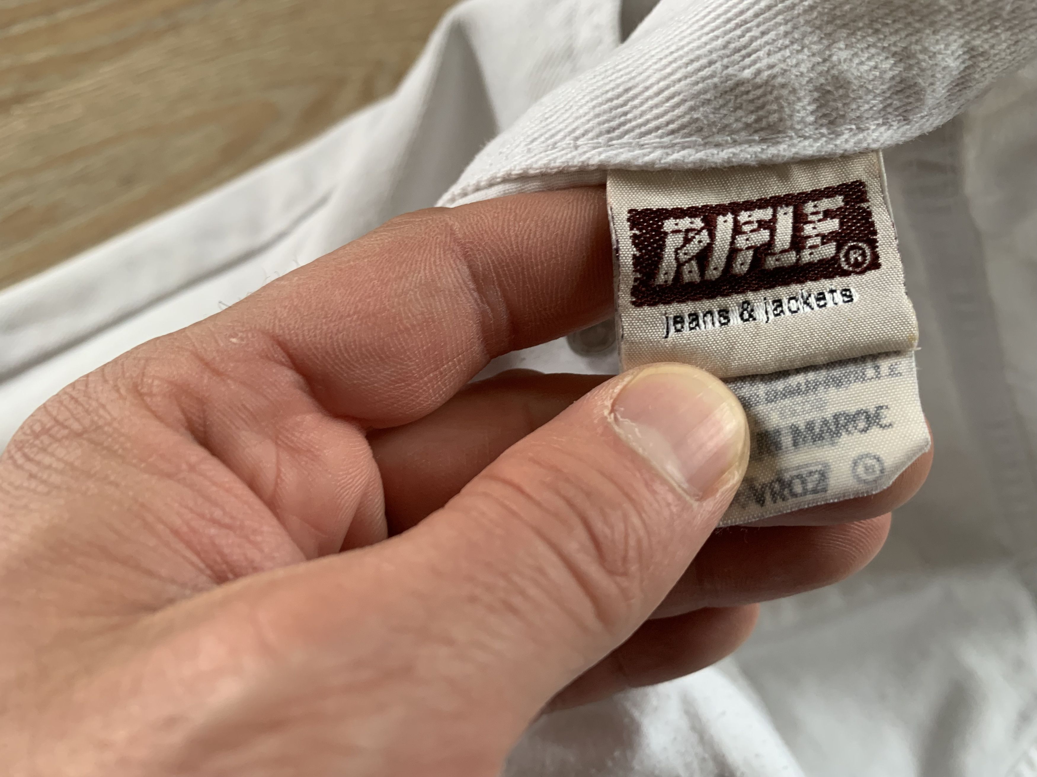 RIFLE × Vintage Rifle Rare White Vintage Jeans Size US 38 / EU 54 - 7 Thumbnail