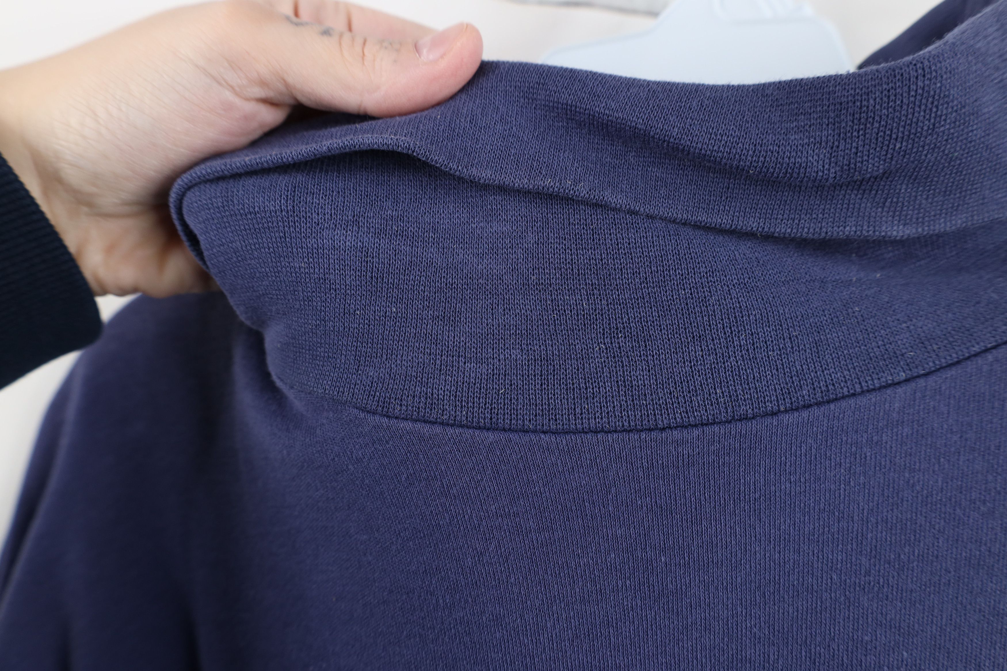 Vintage Vintage 90s Streetwear Turtleneck T-Shirt Blue Cotton USA Size US L / EU 52-54 / 3 - 7 Thumbnail