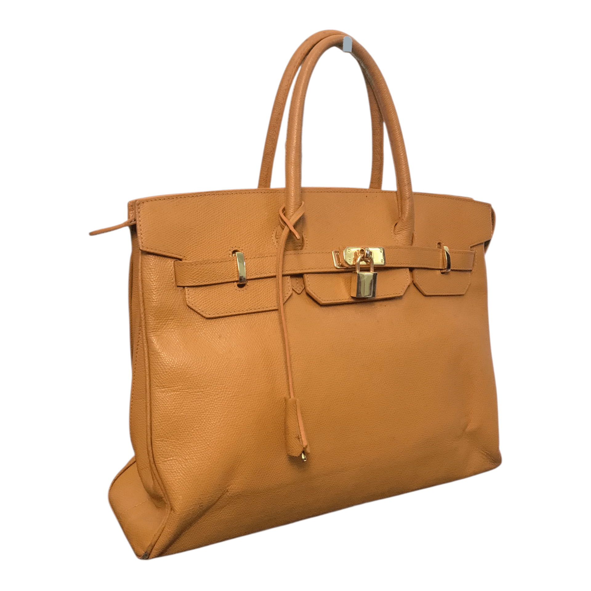 Japanese Brand Birkin Orange Handbag Size ONE SIZE - 2 Thumbnail