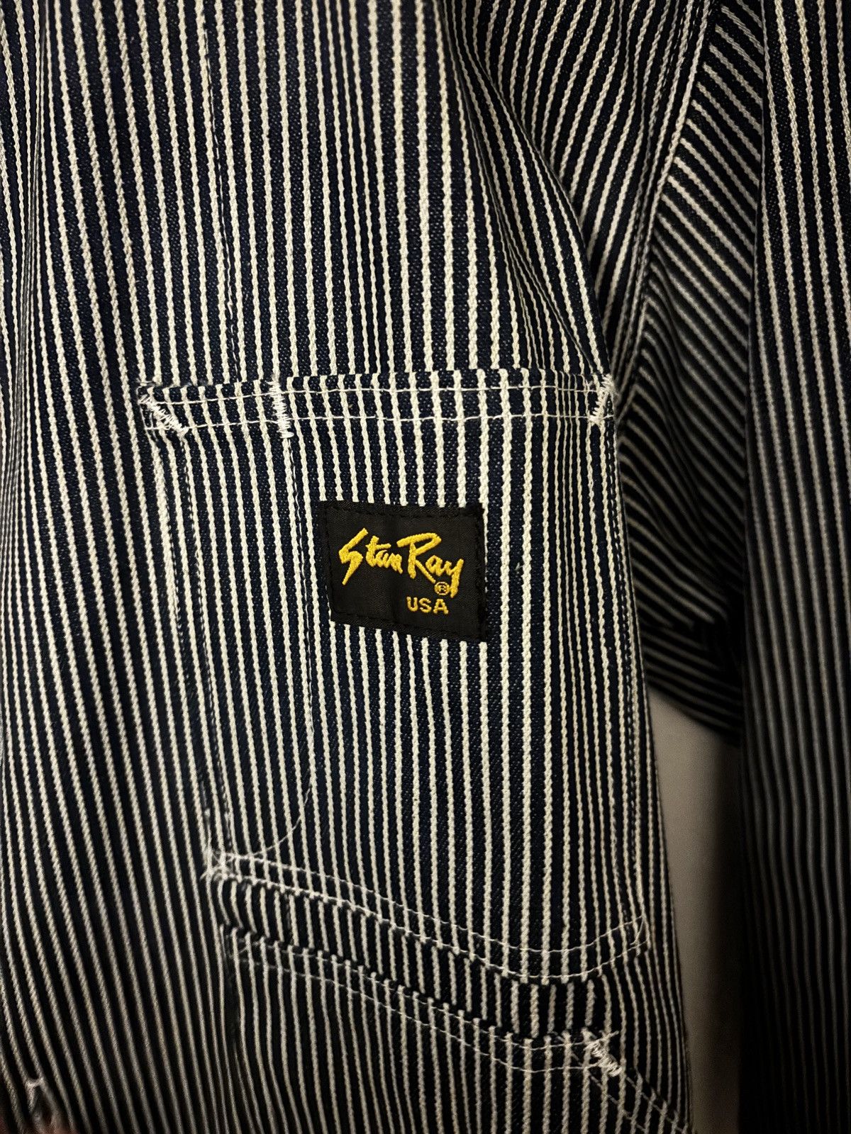 Stan Ray Pinstripe Chore Jacket Size US XL / EU 56 / 4 - 3 Thumbnail