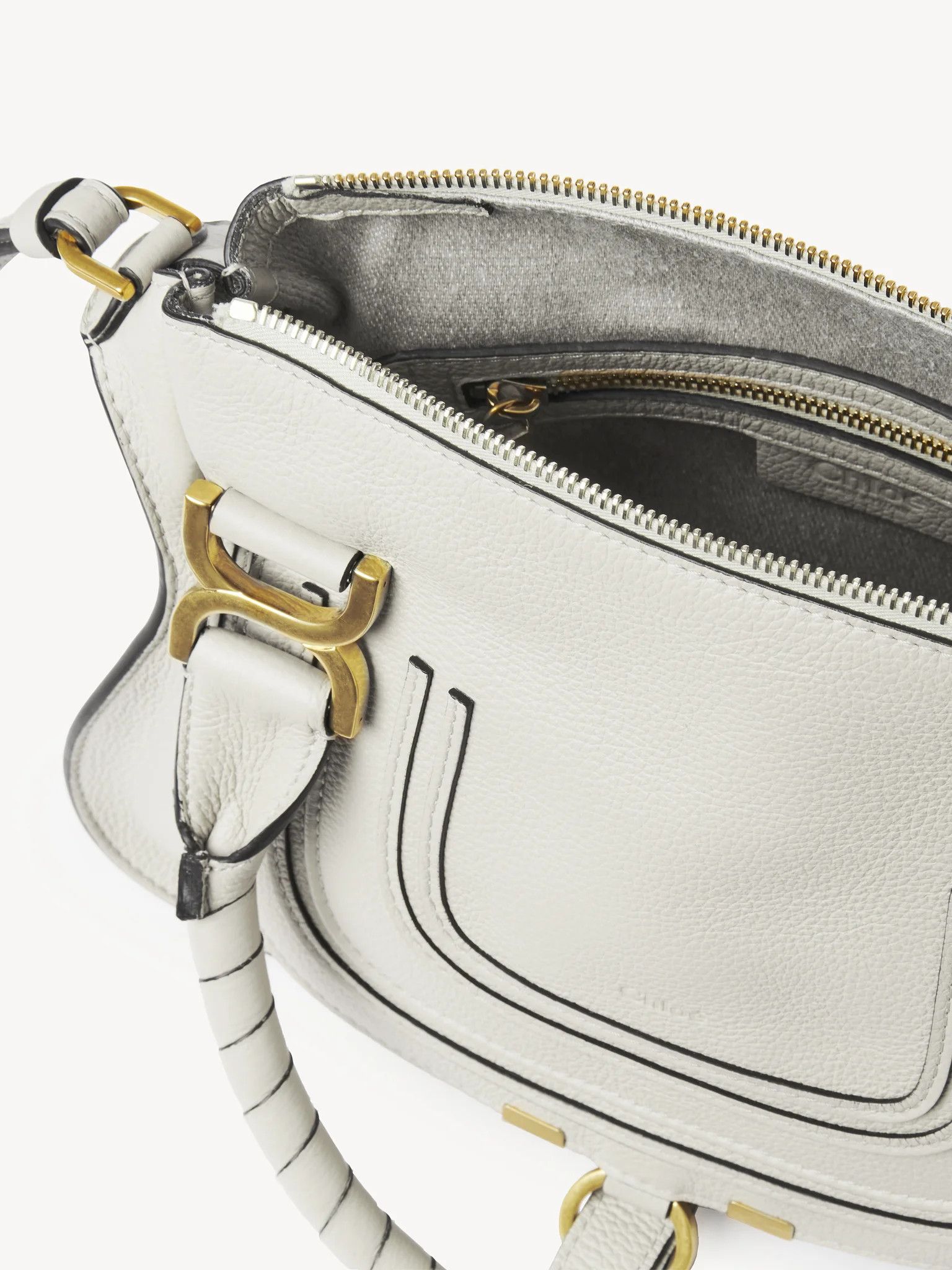 Chloe o1loc1c1024 Size: OS / Mini Double Carry in Natural White Size ONE SIZE - 5 Thumbnail