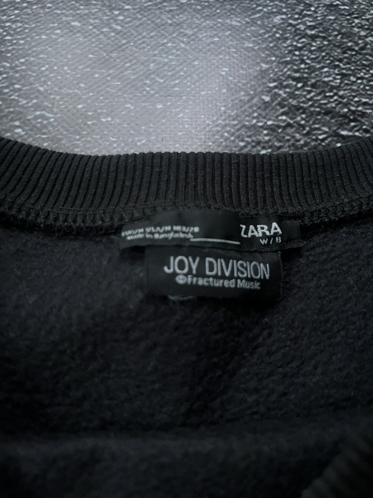Joy Division destroyed Zara Joy Division white print Long Sweatshirt Zara Size M / US 6-8 / IT 42-44 - 4 Thumbnail