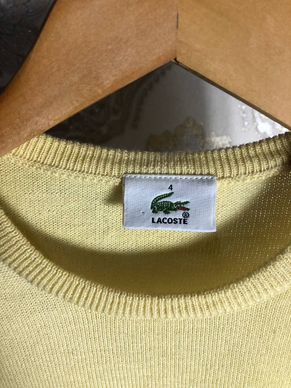 Lacoste × Vintage VERY RARE LACOSTE CHEMISE SWEATER KNIT DESIGNER LUXURY 90s Size US M / EU 48-50 / 2 - 3 Thumbnail