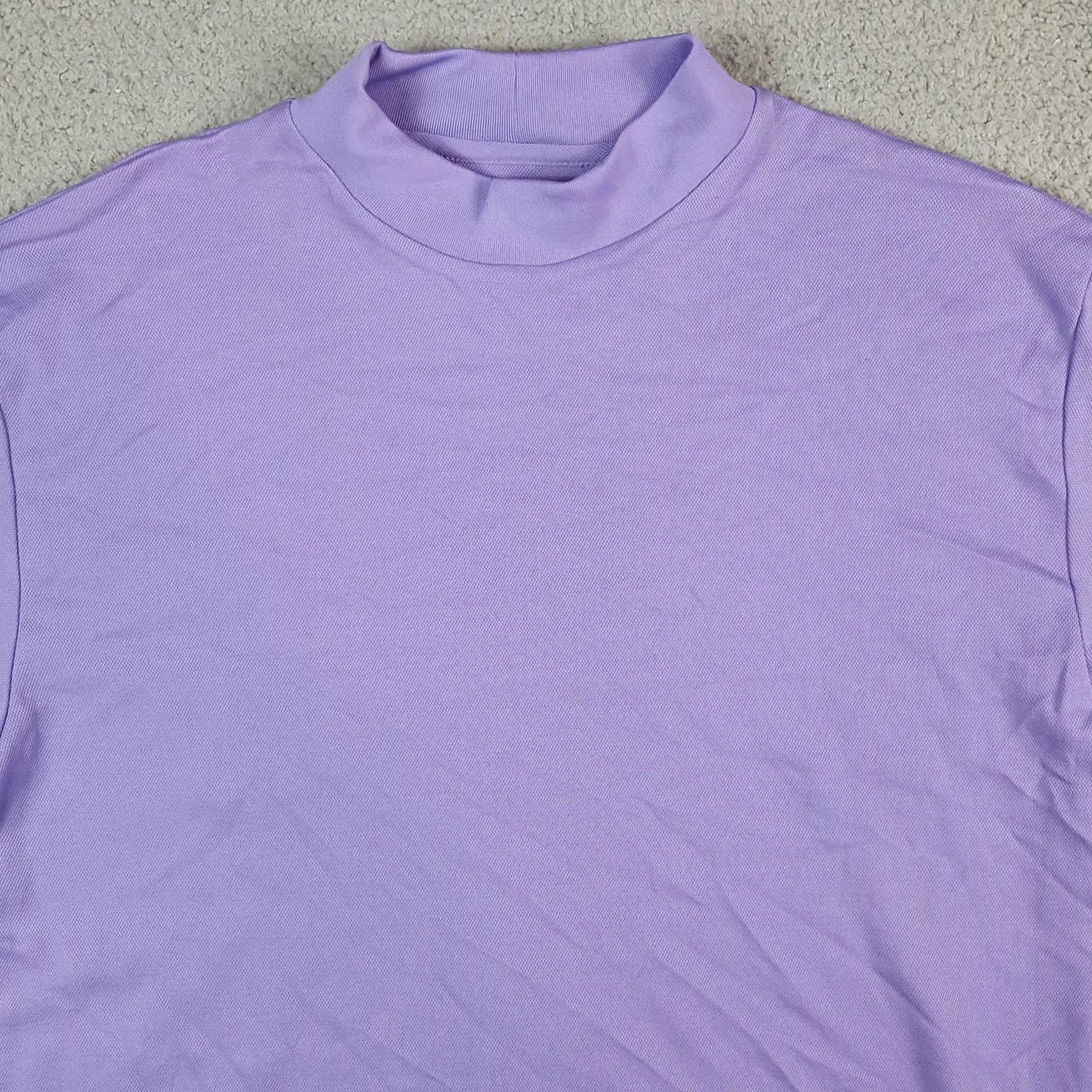 Vintage VINTAGE Titania Purple Wicking SPF Sun Shirt Mock Neck Size M T-Shirt Top Women Short Sleeve Outdoor Retro 90s Casual Shirt Size M / US 6-8 / IT 42-44 - 2 Thumbnail