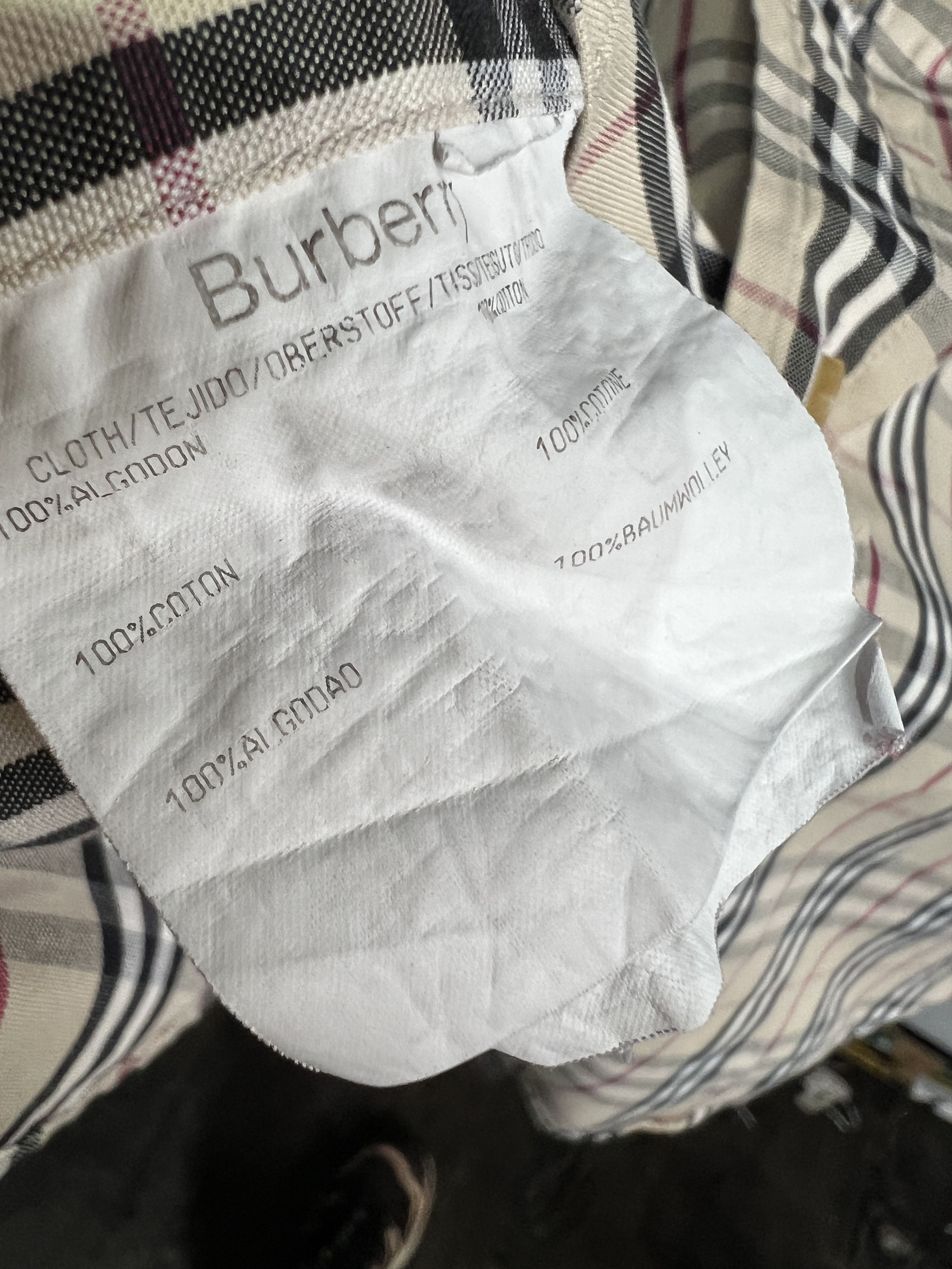 Burberry Burberry Shirt Nova Check Size 4 (XL) Size US XL / EU 56 / 4 - 4 Thumbnail