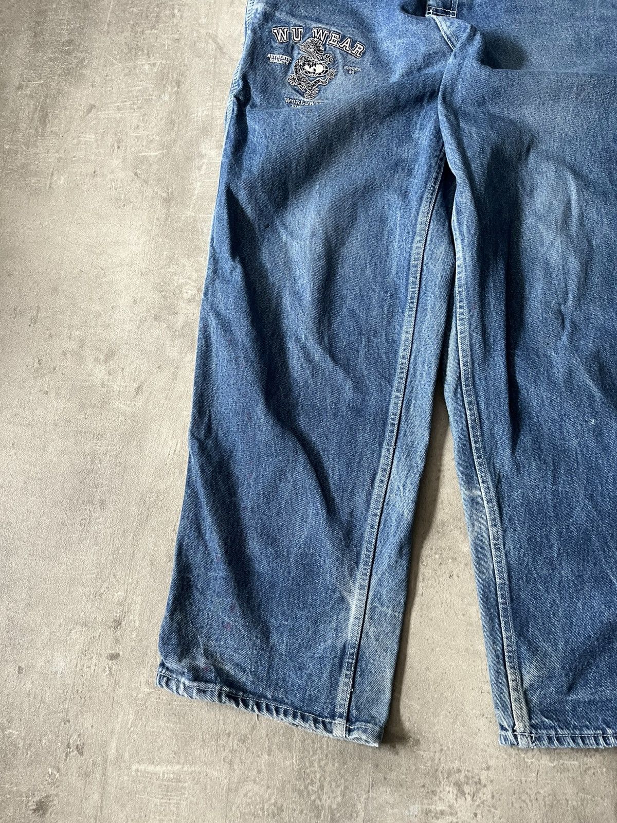Wu-Tang Clan Vintage Wu Tang Clan jeans blue 90s rap rare Size US 34 / EU 50 - 8 Thumbnail