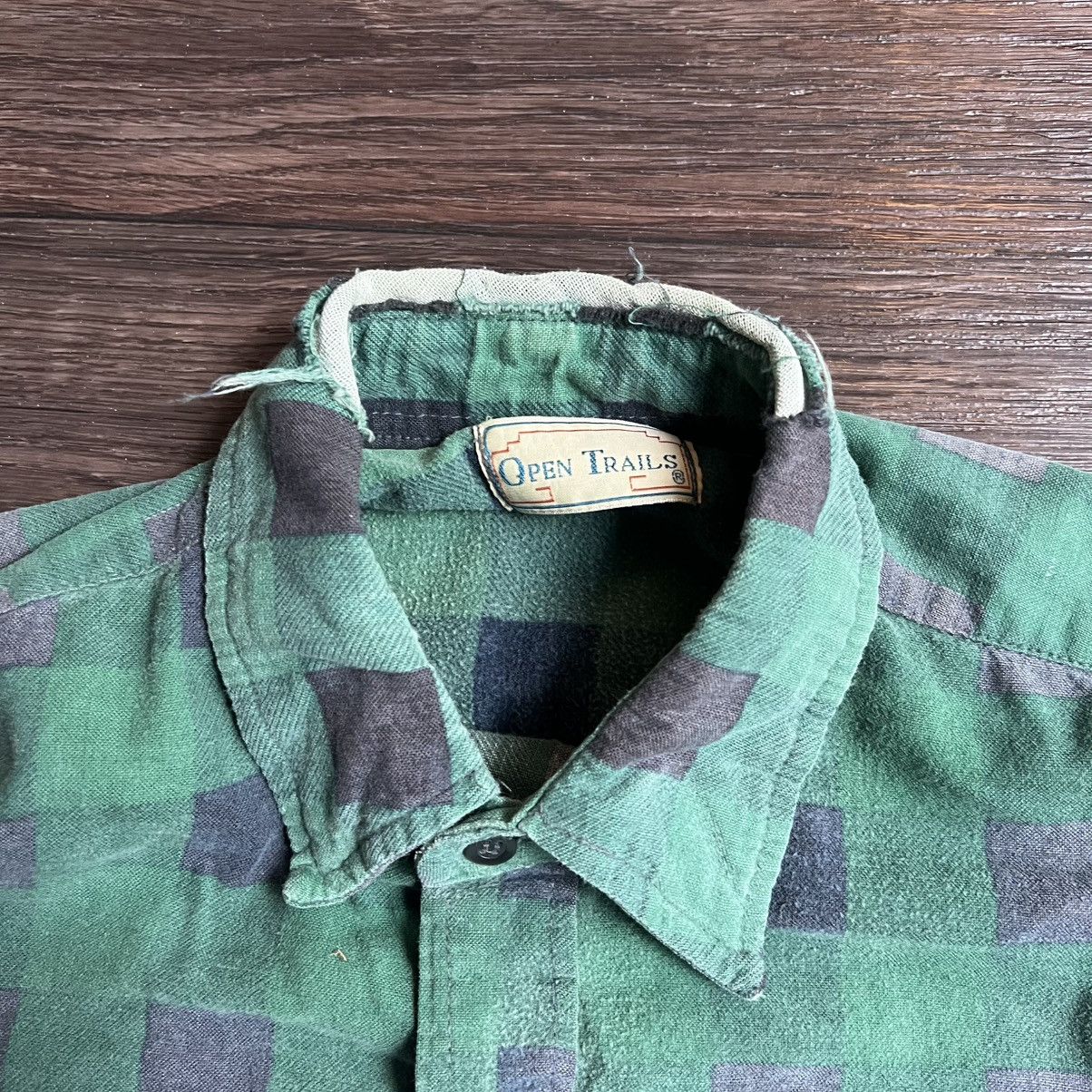 Vintage vintage Sun faded 80s classic checkered pattern, thermal Size US XXL / EU 58 / 5 - 6 Thumbnail