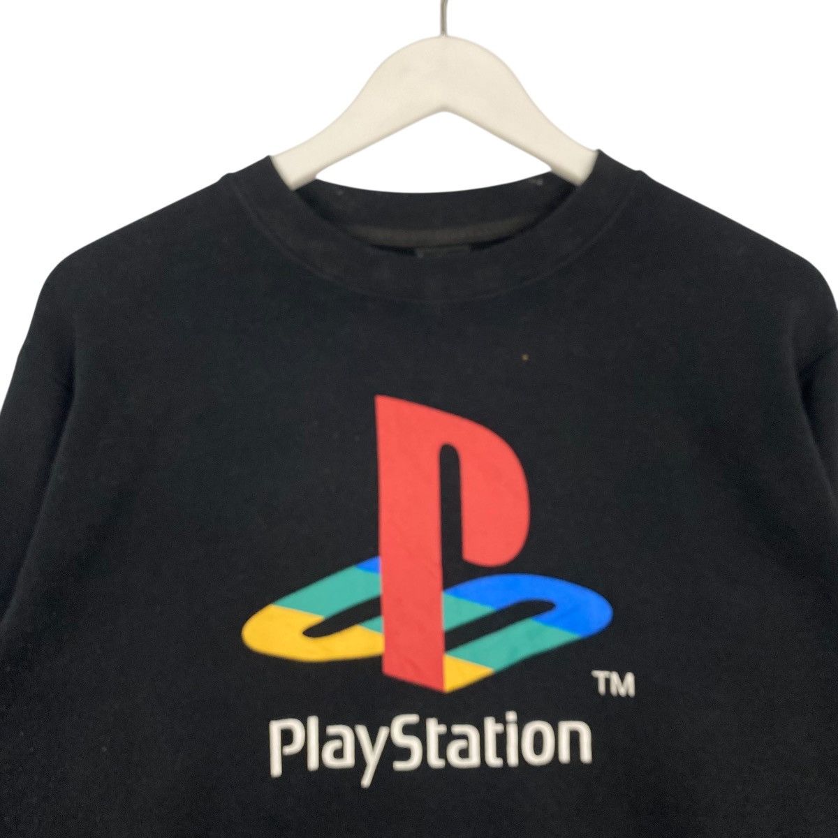 Vintage Vintage PlayStation Big Logo Black Pullover Jumper Size M Size US M / EU 48-50 / 2 - 4 Thumbnail
