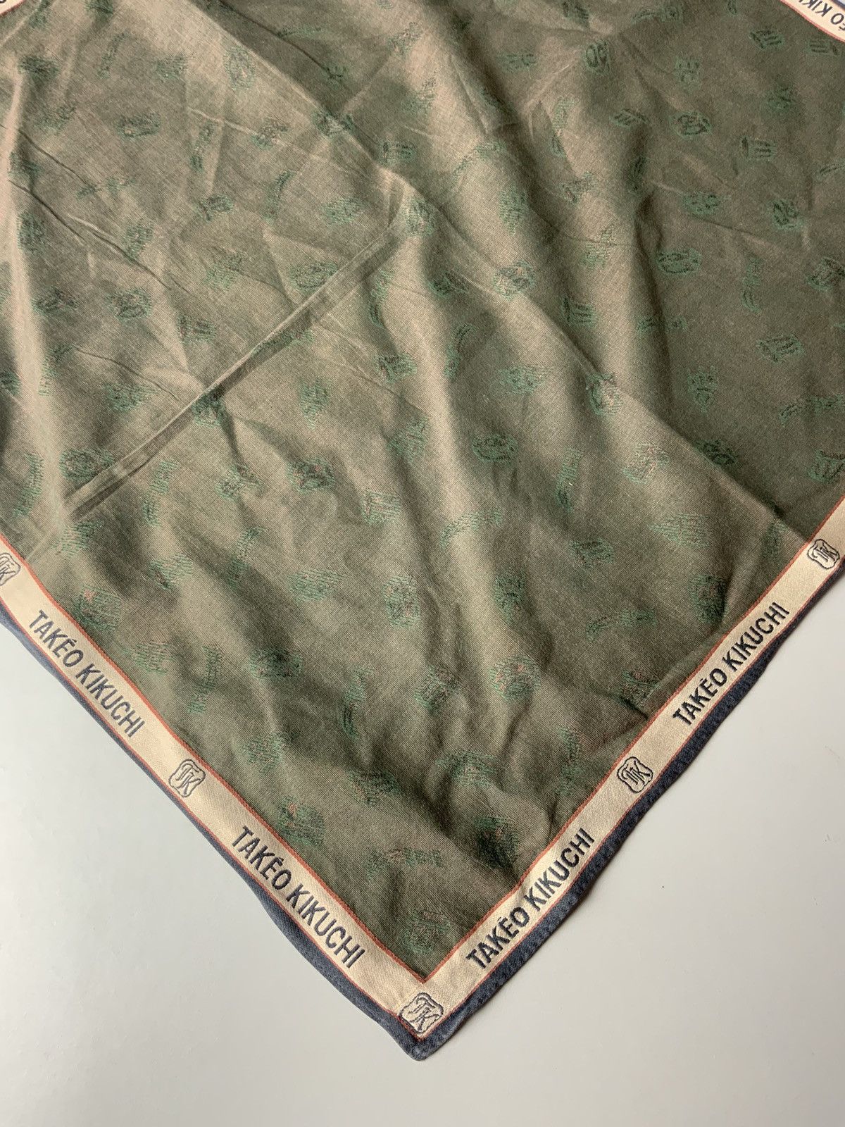 Takeo Kikuchi Takeo Kikuchi Monogram Japan Handkerchief Bandana Size ONE SIZE - 7 Thumbnail