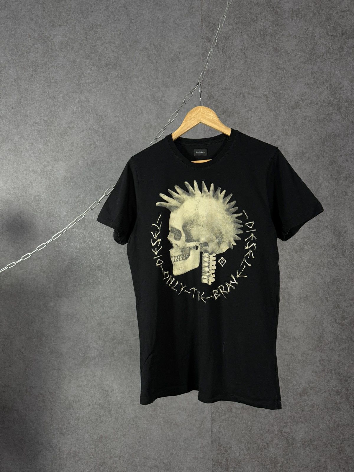 Diesel Diesel designer skull big center logo tee Size US M / EU 48-50 / 2 - 1 Thumbnail