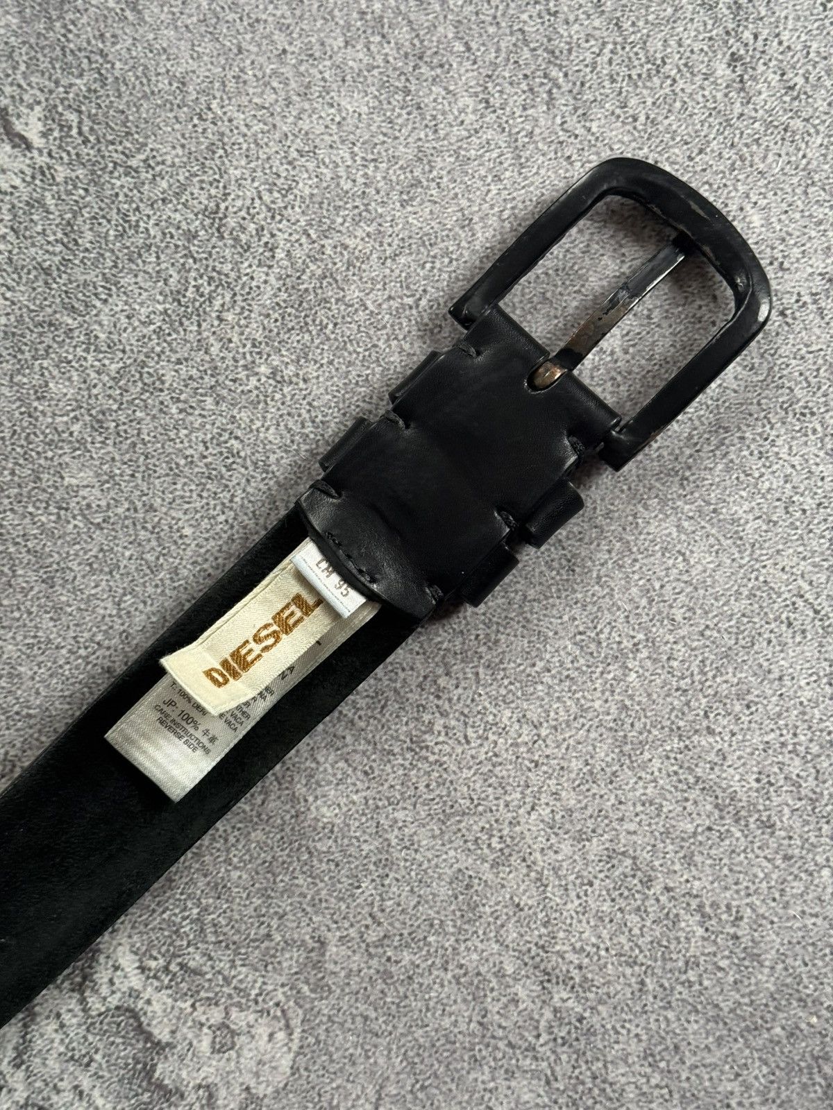 Diesel × Diesel Black Gold Diesel Avantgarde rhinestones black vintage belt biker punk Size ONE SIZE - 9 Thumbnail